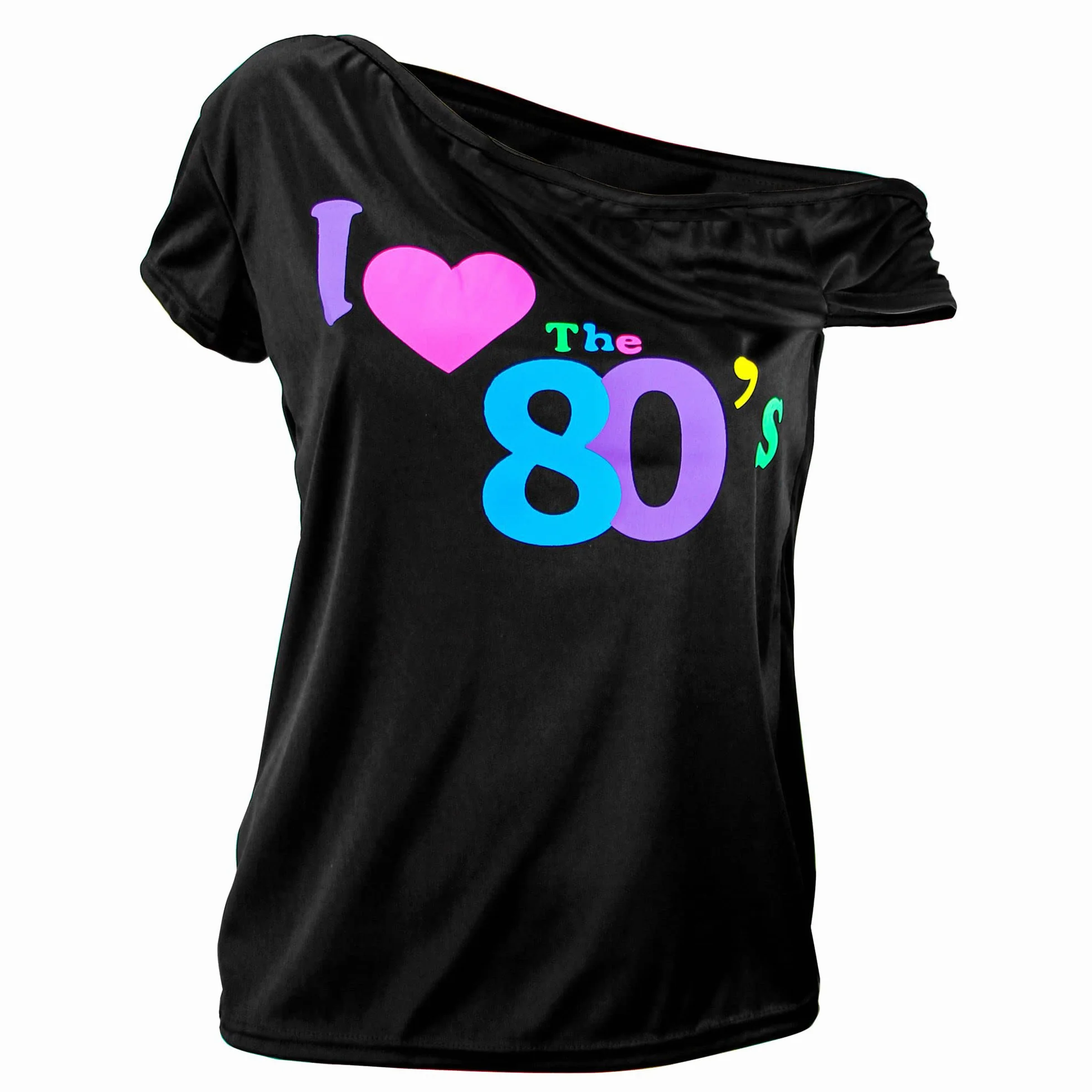 W WIDMANN MILANO Party Fashion - T-Shirt 80s fashion, koszulka bez rękawów, I love 80s, disco fever, kostiumy fantazyjne