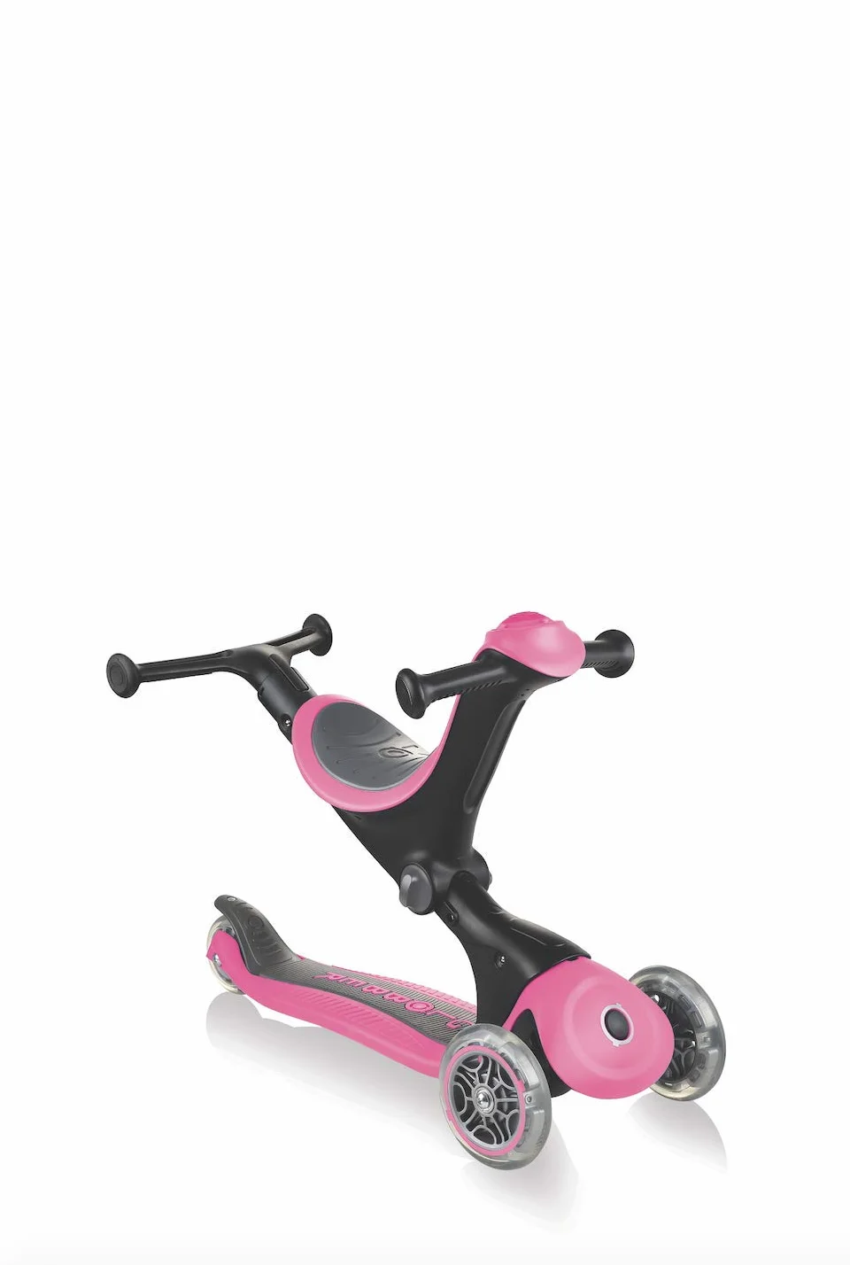 Globber - GO•UP Deluxe - 3-kołowa hulajnoga skalowalna z siedziskiem dla dzieci w wieku od 15 m+ do 6 lat +