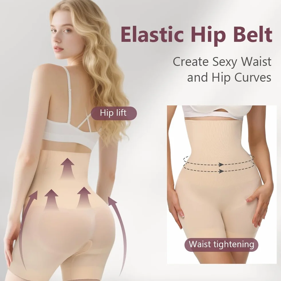 DiULi Damskie majtki wyszczuplające brzuch, wysoka talia, gorset z nogawkami, modelująca figurę, kontrola brzucha, bielizna modelująca sylwetkę, damskie bielizna modelująca, mocne formowanie ciała dla