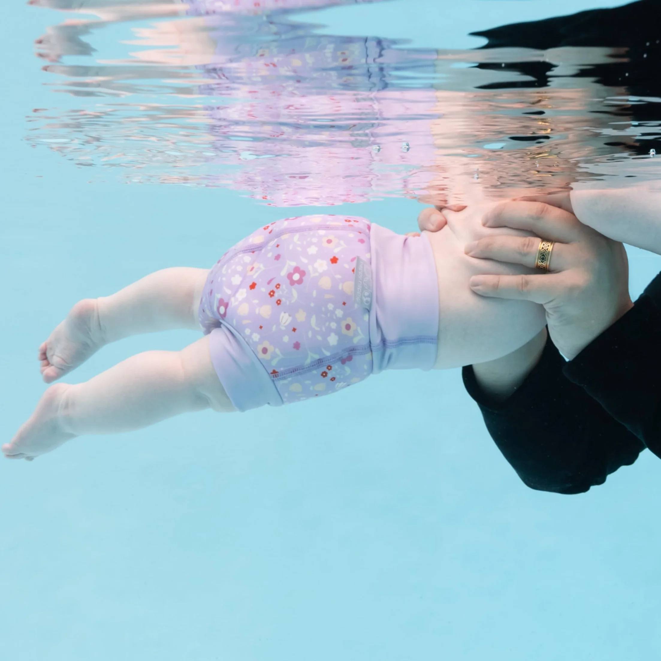 Splash About Happy Nappy Duo, Lilac Spring, 6-12 miesięcy, Liliowa wiosna, 6-12 miesi?cy