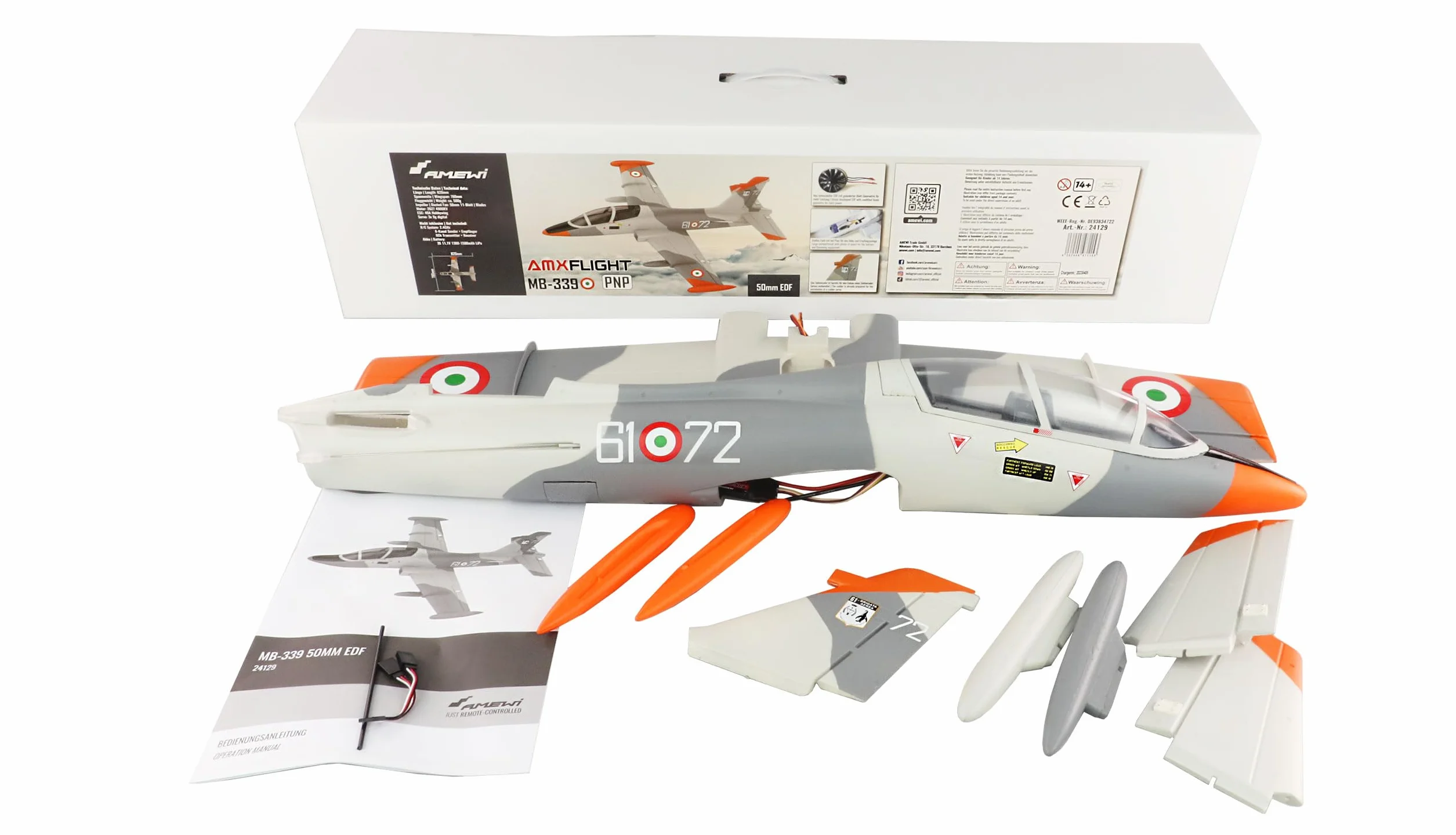 Amewi 24129 AMXFlight MB-339 820 mm EDF Jet PNP