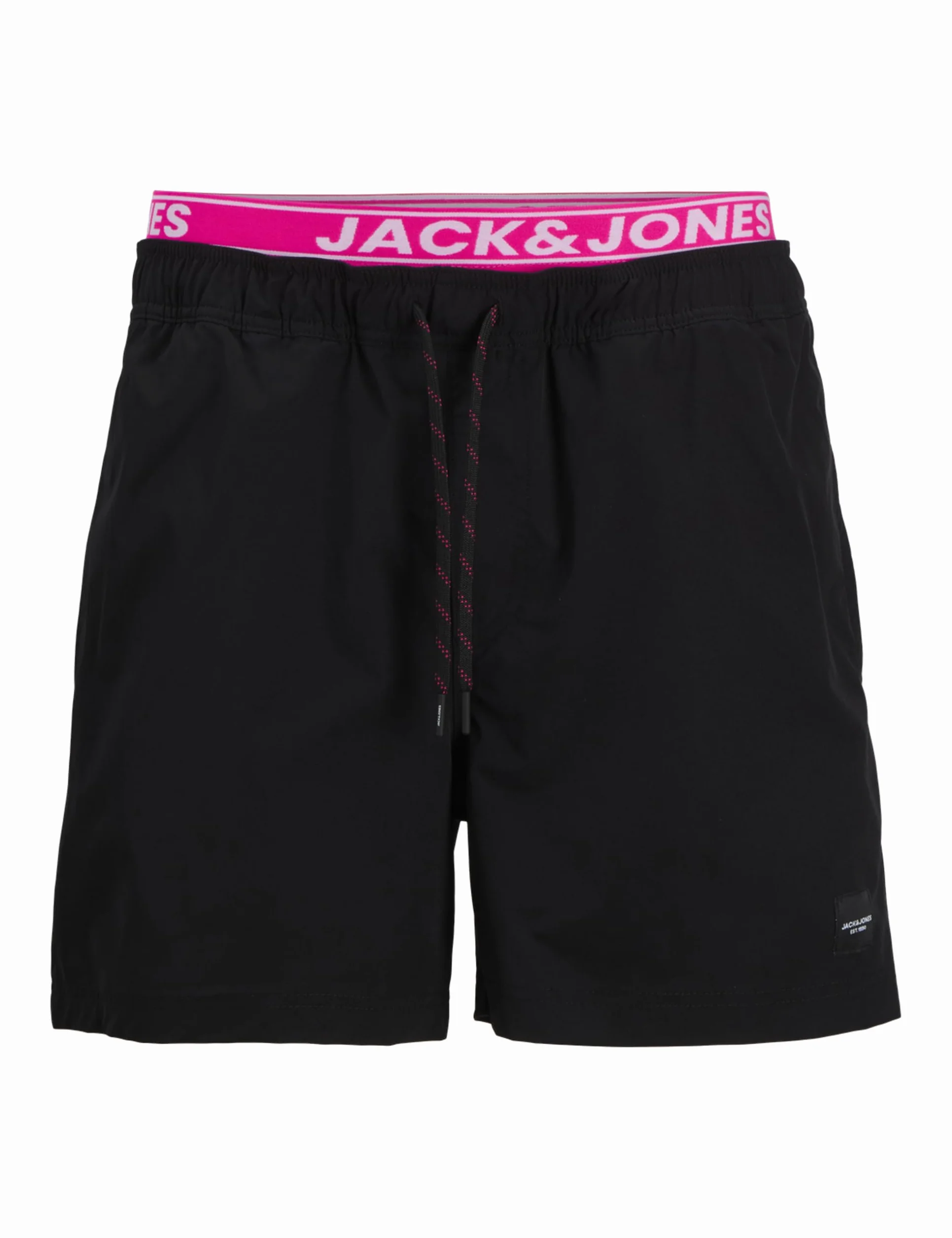 Jack & Jones Jpstmaui Jjswim Db Wb Neon AKM Pls, czarny, 44