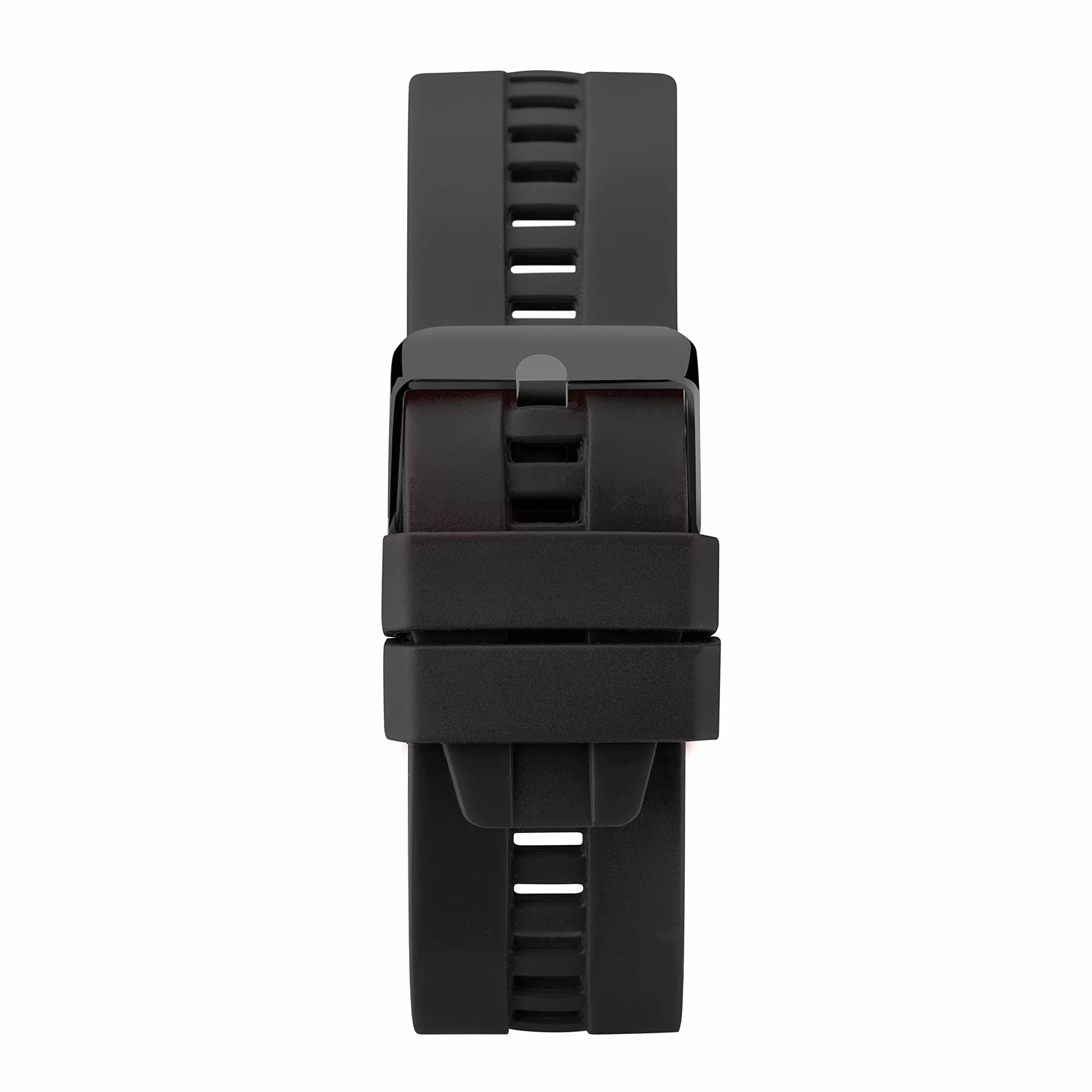 Sekonda Męski smartwatch 45 mm z pulsometrem i monitorem snu, codzienna aktywność, sport, muzyka, funkcja pogody i wiadomości, z gumowym paskiem., Czarny, Casual