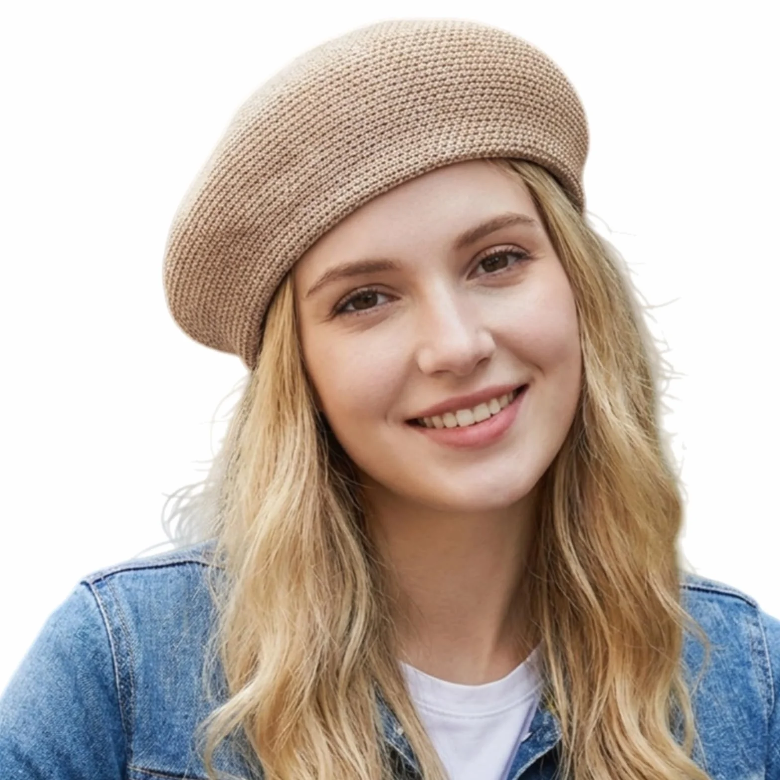 Damski kapelusz na wiosnę lato cienki oddychający kapelusz beret artysta malarz kapelusz beret luźna czapka beanie