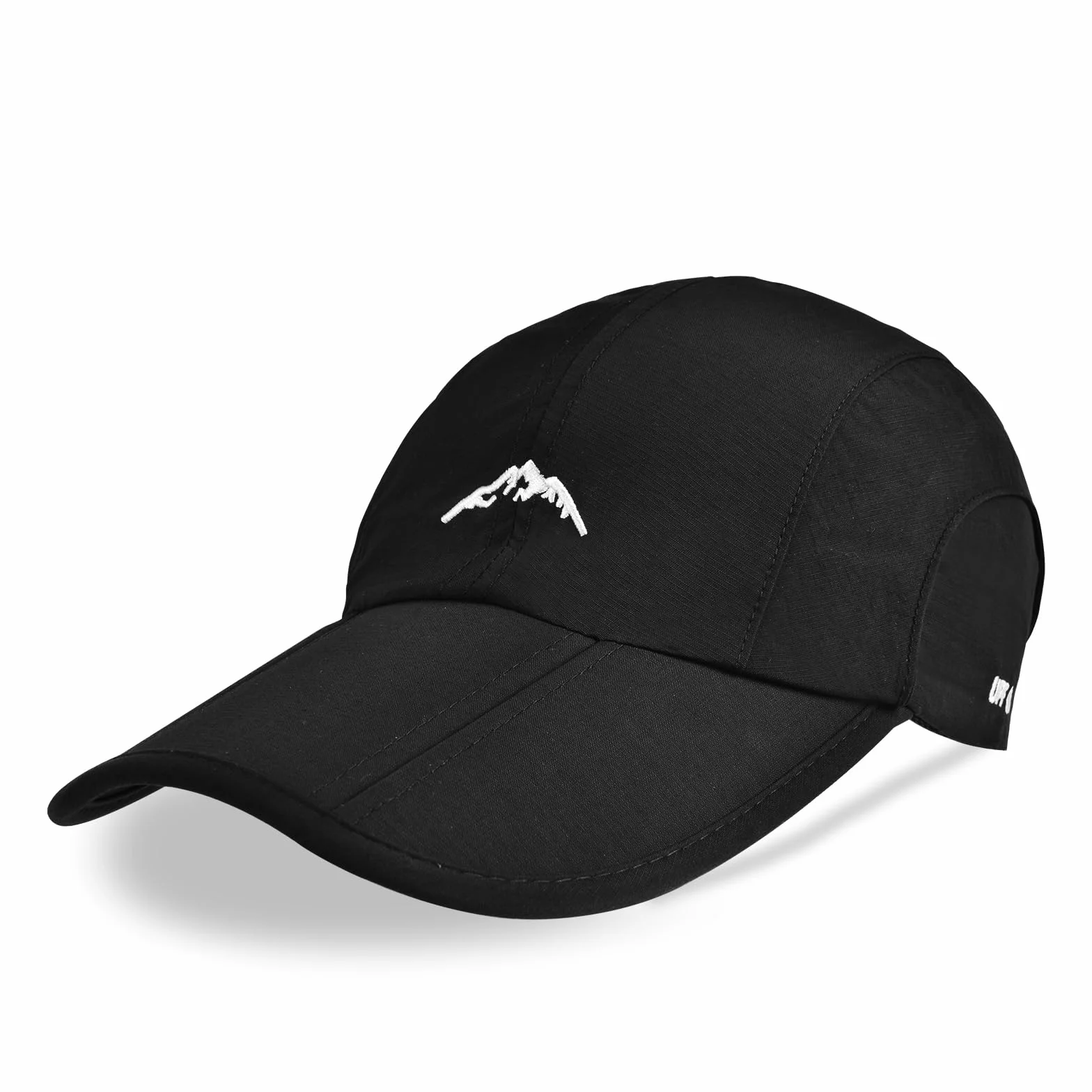 AUYAO Czapka baseballowa unisex, składana, regulowana, z płótna, męska, damska, casual, oddychająca, czarna, ochrona przeciwsłoneczna, czapka sportowa, na świeżym powietrzu, czapki, męskie czapki