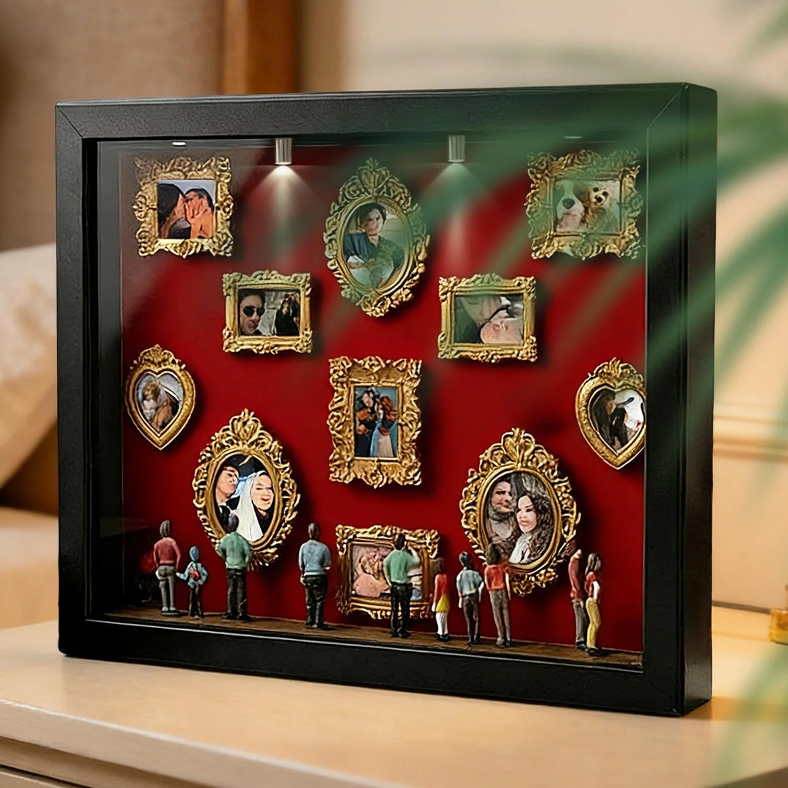Muzealny zestaw do majsterkowania – miniaturowa pamiątka do przechowywania, miniaturowa ekspozycja, witryna dekoracyjna | Na wesele, urodziny, święta, do mieszkania, domu wiejskiego, hotelu, akademika