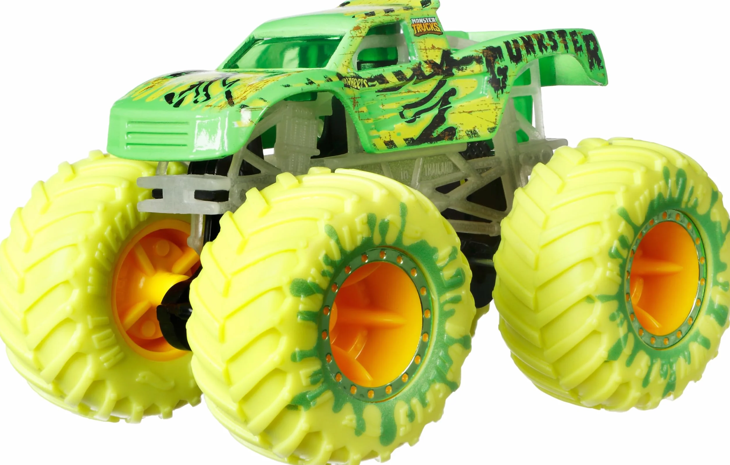 Hot Wheels Monster Trucks - Wielopak Z Efektem Świecenia W Ciemności, 10 pojazdów W Skali 1:64, 5 Monster Trucków i 5 pojazdów Hot Wheels dla Kolekcjonerów i Dzieci, Hcb57