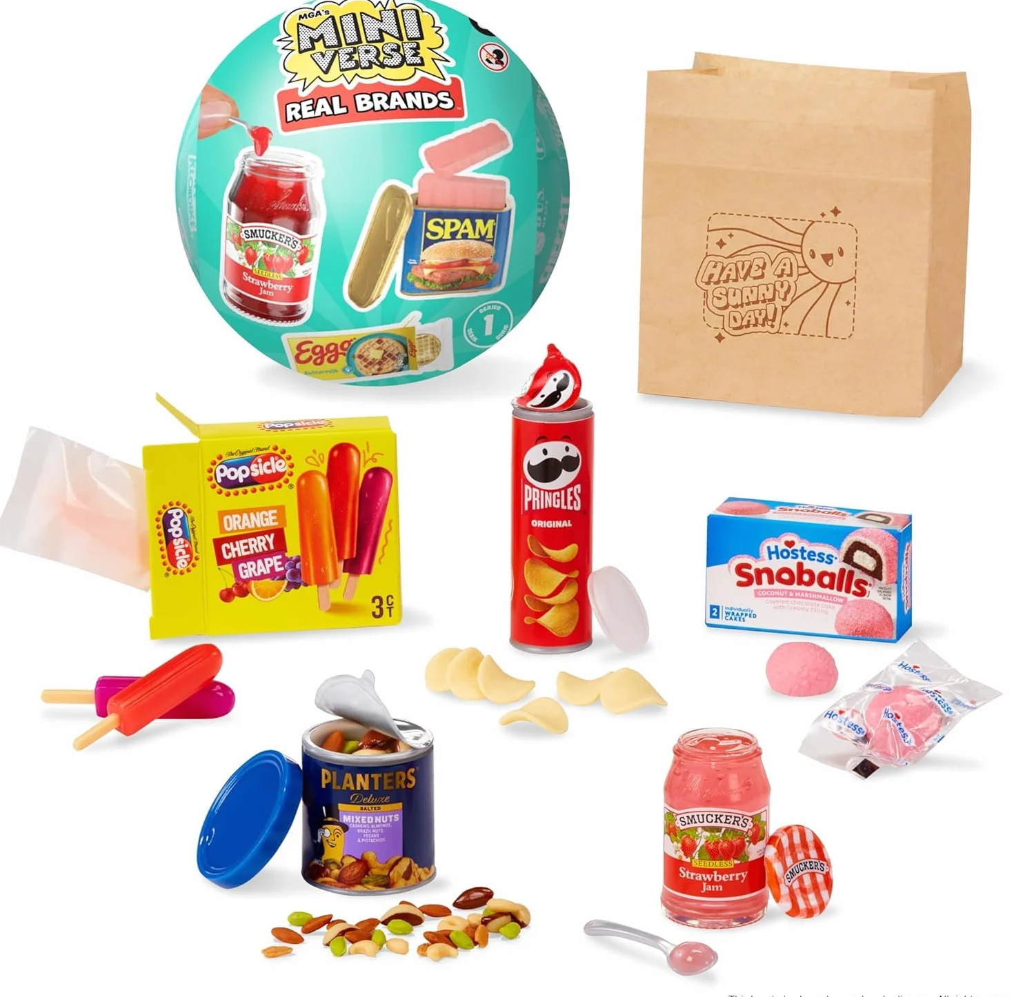 MGA's Miniverse Real Brands - Mini Przedmioty Kolekcjonerskie, Repliki Żywności, Marki Żywności, Niejadalne - dla Kolekcjonerów w Wieku 8+ Lat