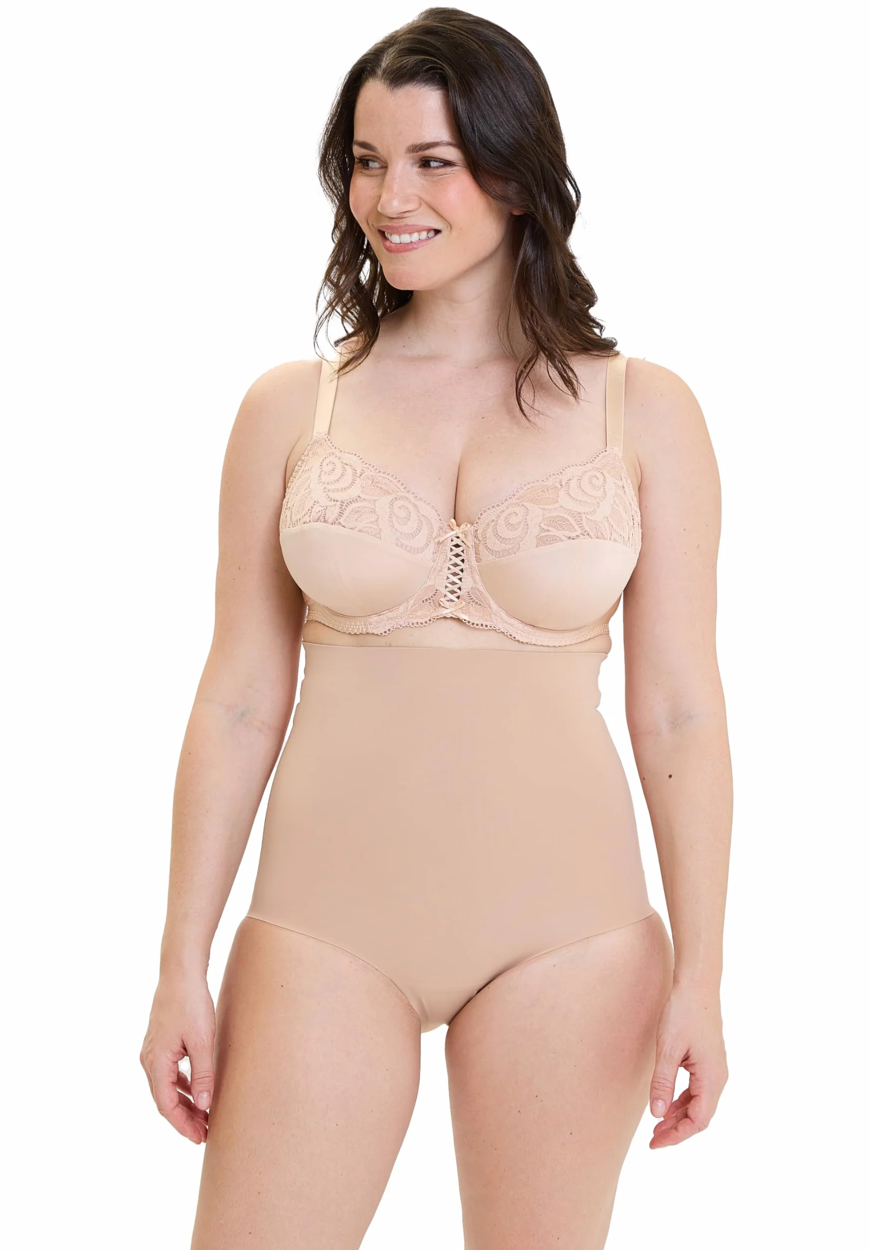 Sans Complexe Damskie buty Sculpting High Waist, nude, 38