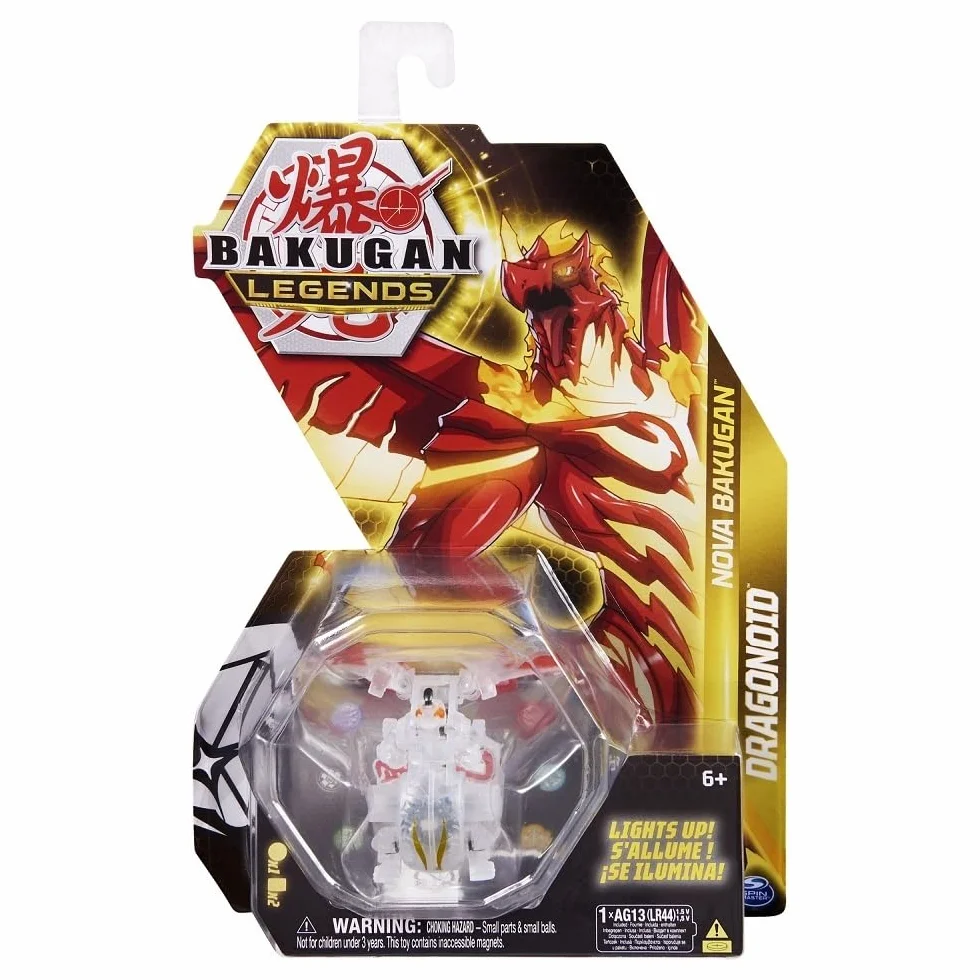 Spin Master Bakugan Legends: Nova Bakugan - Dragonoid (Red) (20139533)