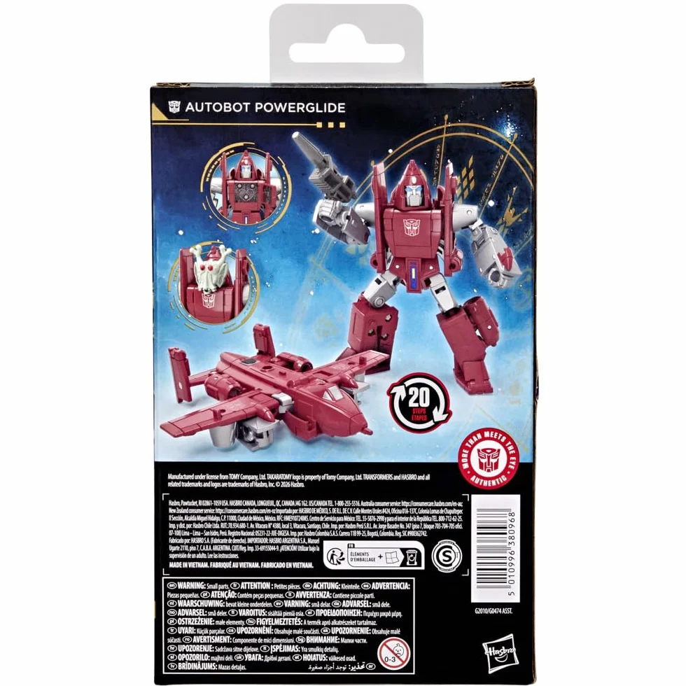 Autobot Powerglide z kolekcji Transformers: Age of the Primes, 11-centymetrowa przekształcająca się figurka klasy Deluxe, zabawkowe roboty dla dzieci w wieku od 8 lat