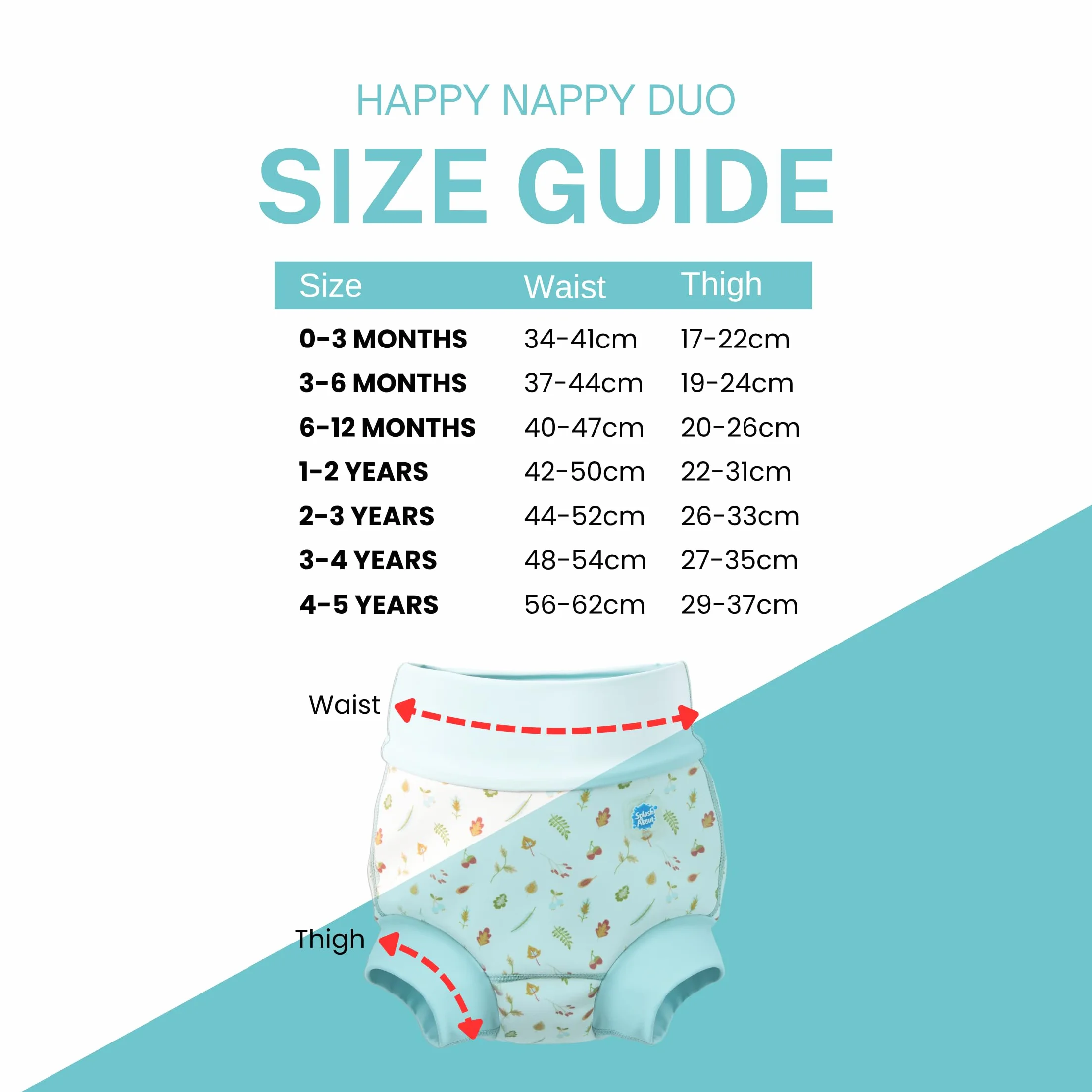 Splash About Happy Nappy Duo, Małe Żołędzie, 6-12 miesięcy, Małe żołędzie, 6-12 miesi?cy