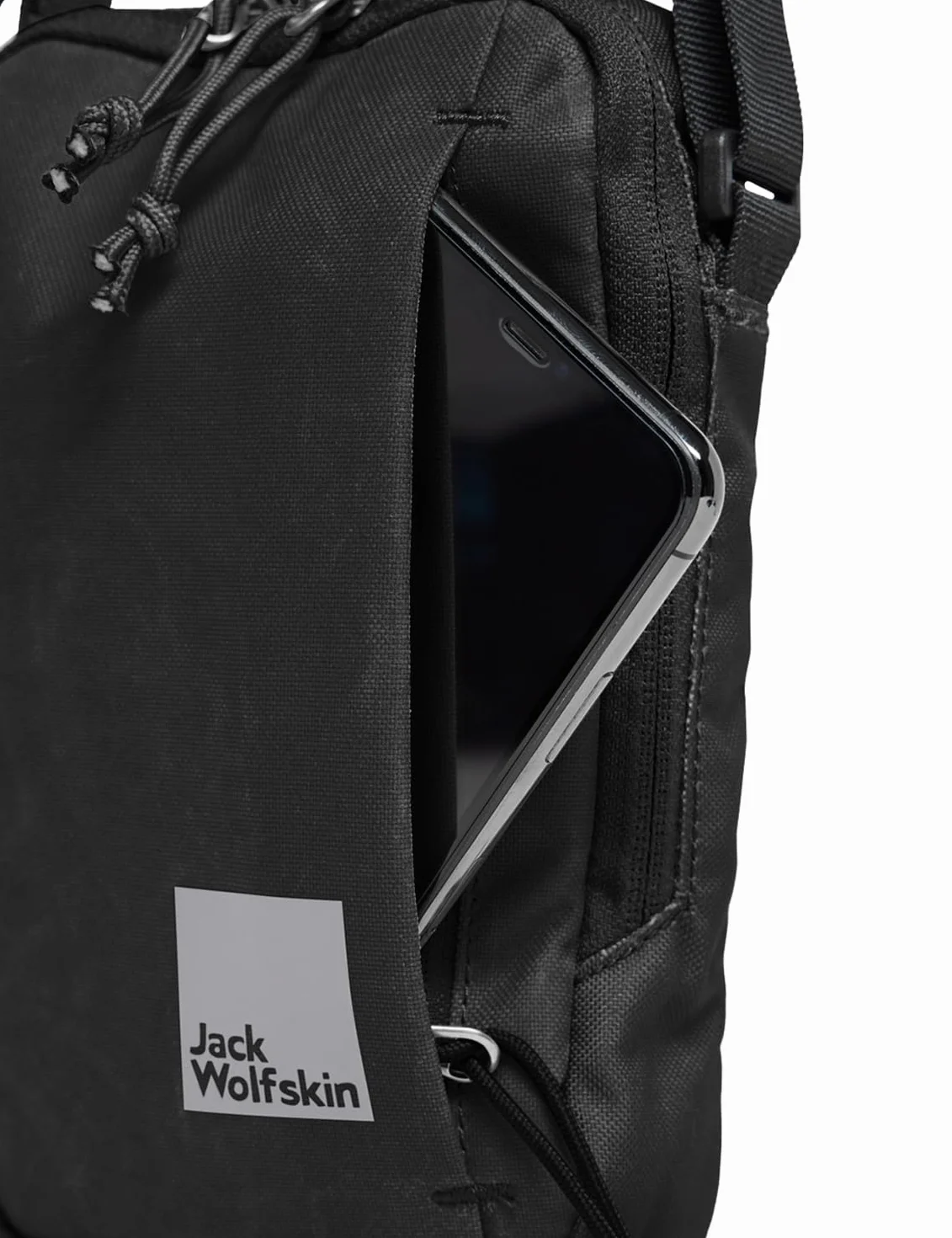 Jack Wolfskin Konya Bag męska torba na ramię, czarna, czarny