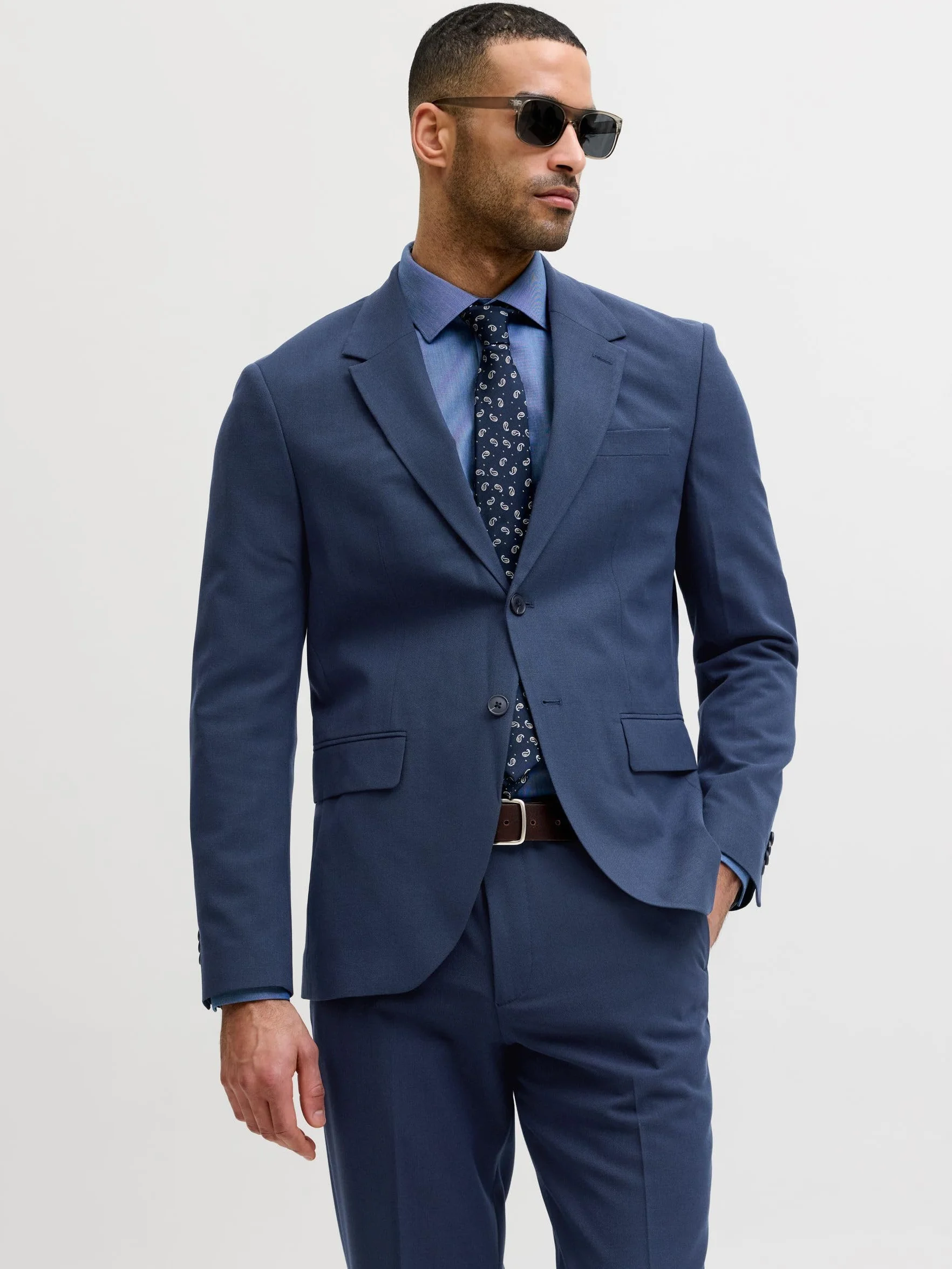 JACK & JONES Jprmartin Blazer Dg02, Black Iris, 50