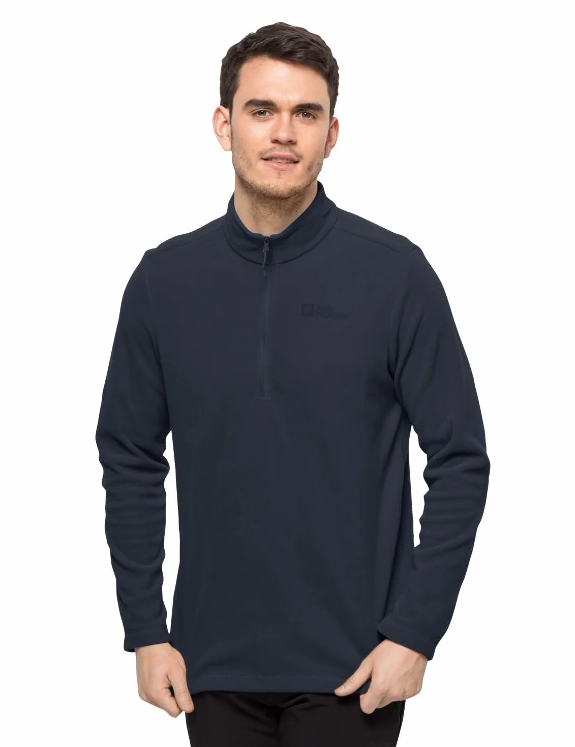 Jack Wolfskin Męski sweter Taunus Hz, niebieski (Night Blue), XL (DE)