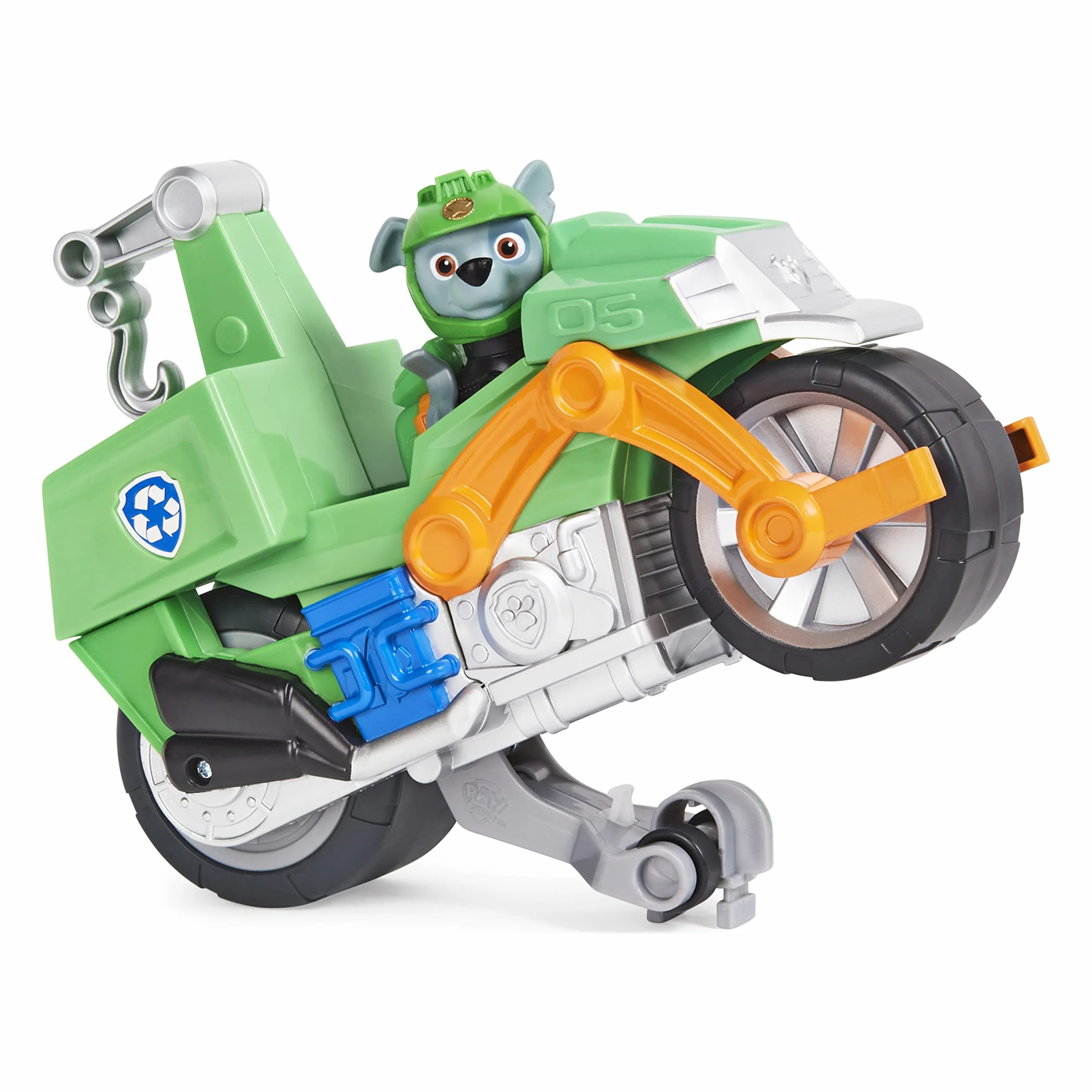 Paw Patrol Rocky Motocykl, Zielony, 6060545