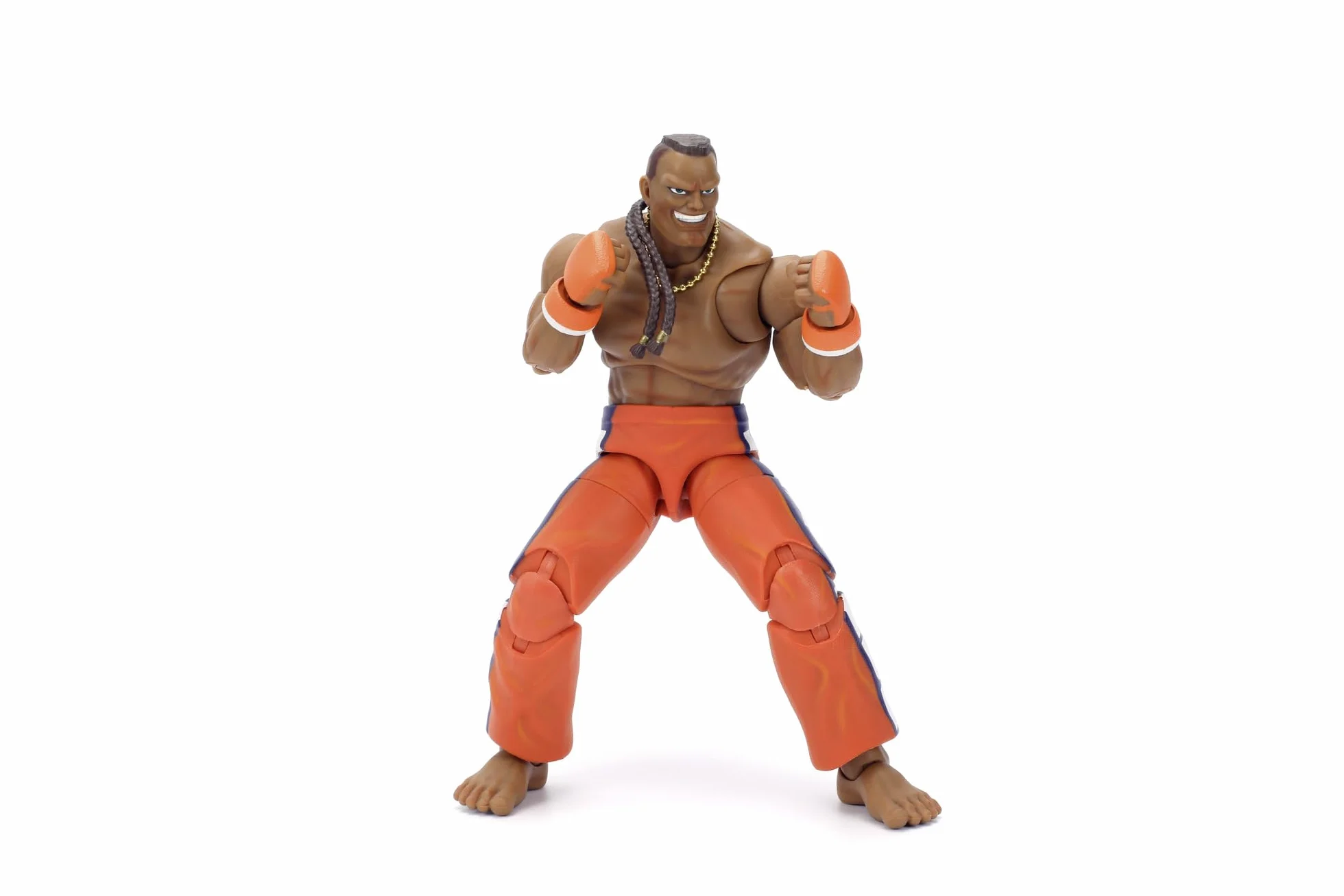 Jada Toys Street Fighter figurka DEE Jay (15 cm) - ruchoma figurka kolekcjonerska i akcji z Street Fighter 2: The Final Challengers, z alternatywną głową, rękami i akcesoriami, od 13 lat