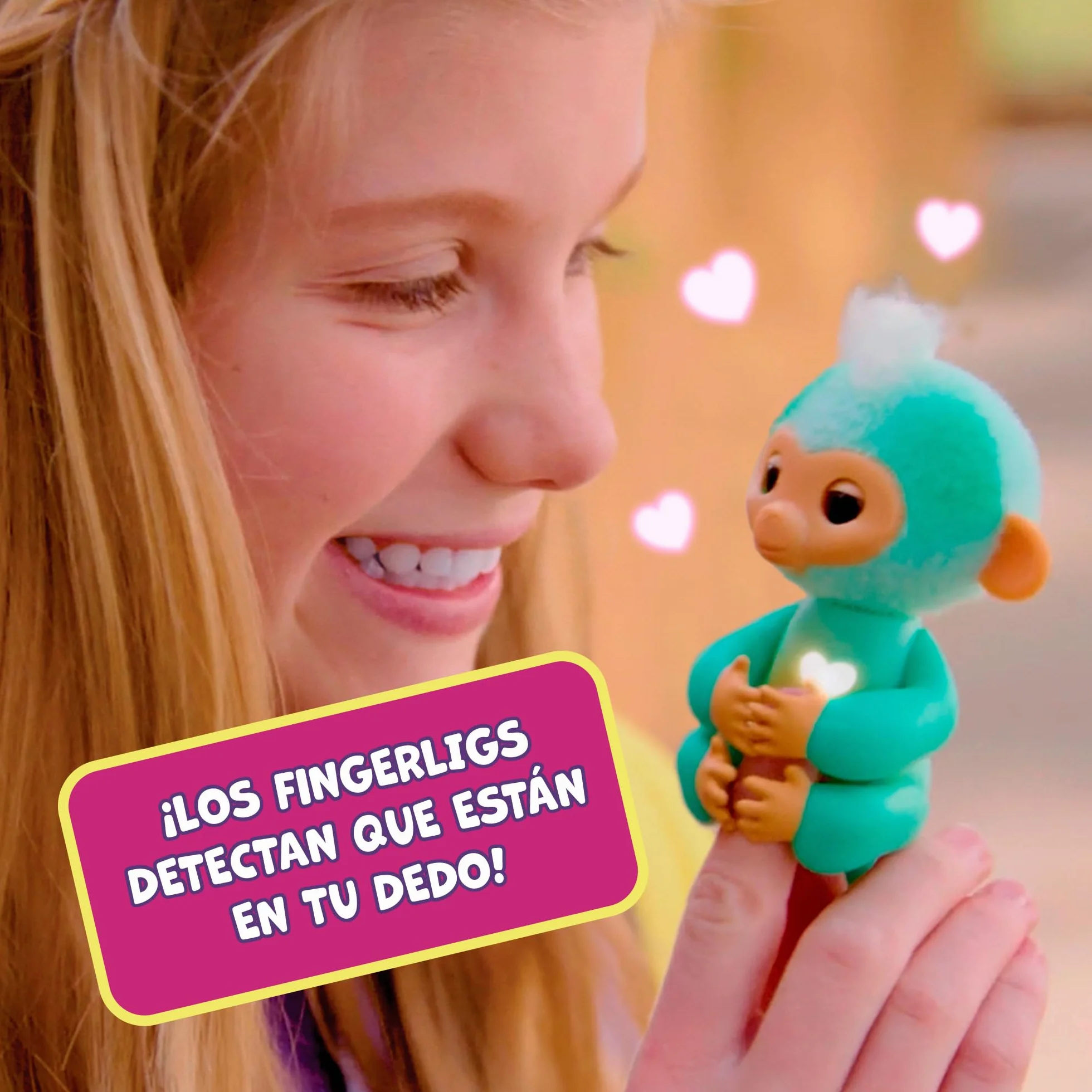 Bizak Fingerlings Leo interaktywna małpka z 70 dźwiękami i reakcjami