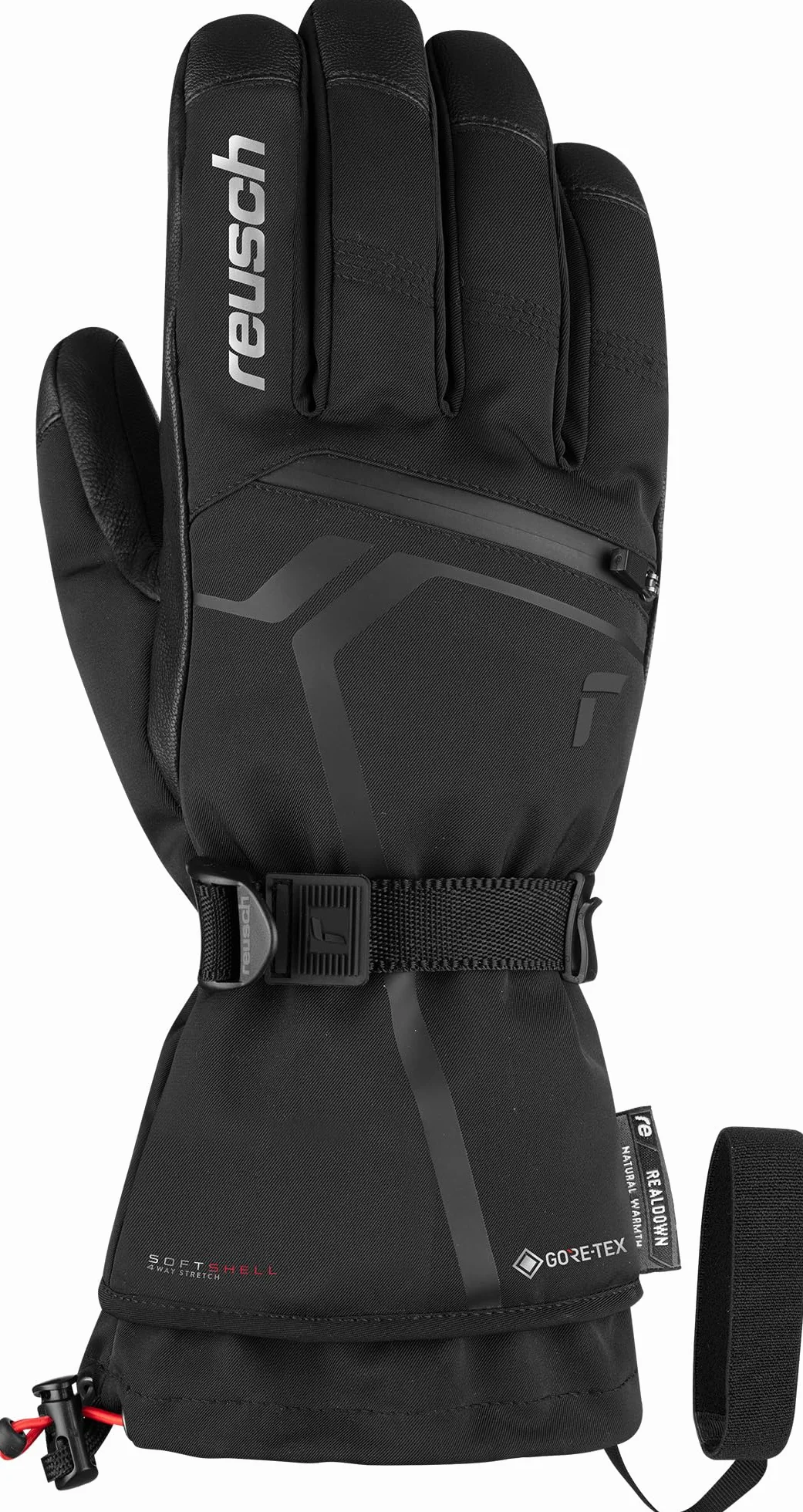 Reusch Wyjątkowo ciepłe, wodoodporne i oddychające rękawice narciarskie z puchem Uniseks Down Spirit Gore-tex (1 w zestawie)
