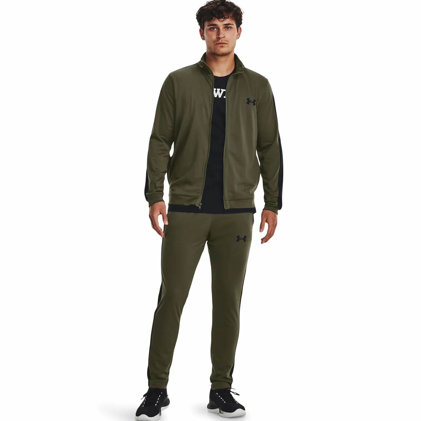 Under Armour Męski Dzianinowy Dres, Green, XL