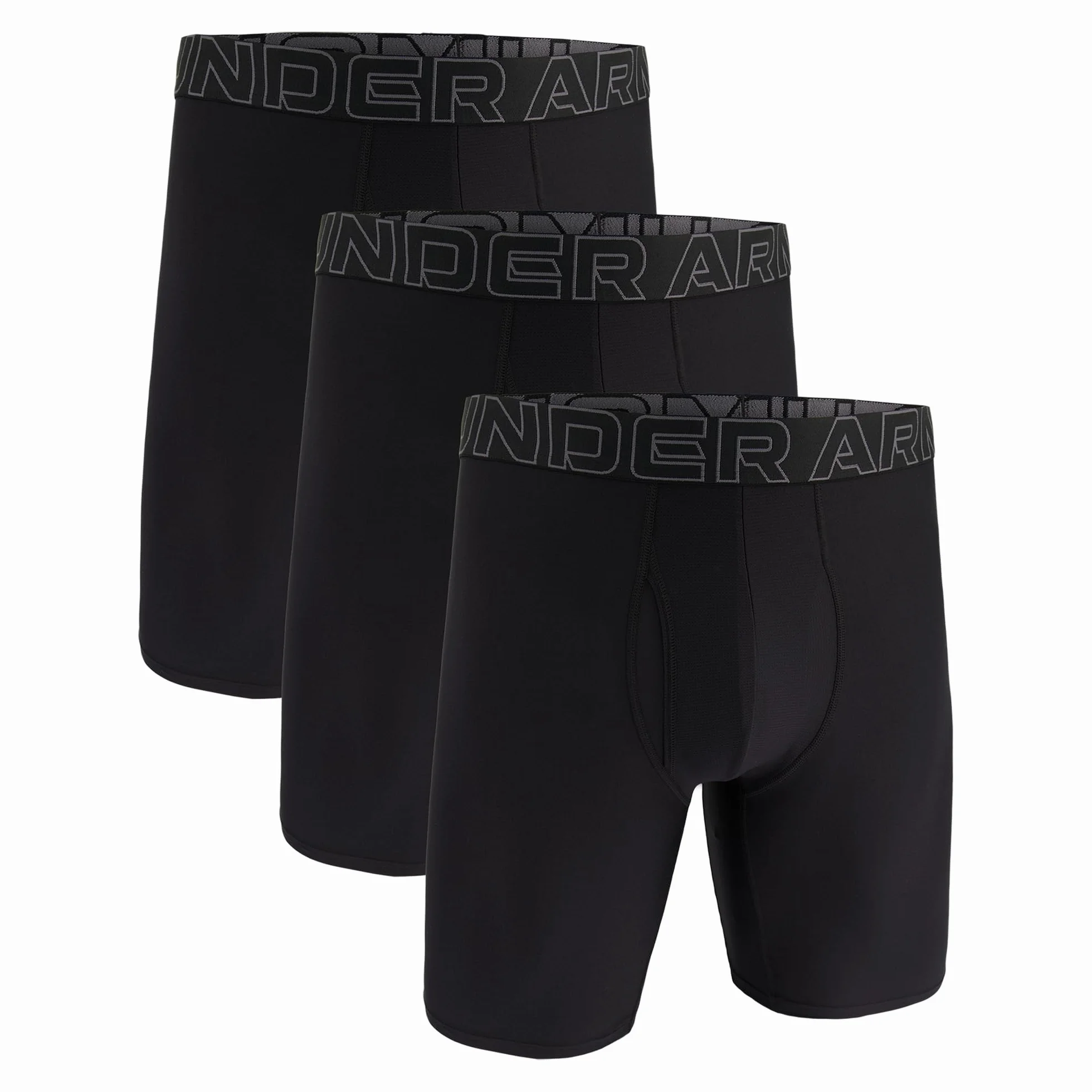 Under Armour Męskie bokserki Performance Tech 23 cm, 3-pak, czarne, XL, Czarny, XL