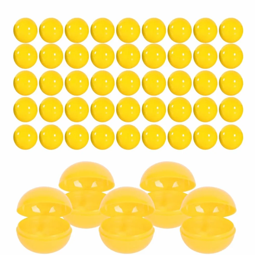 50 sztuk bombek loteryjnych, 3 cm, kulki loteryjne, kule do luzowania, na imprezy, kolorowe kulki bingo, do napełniania, ornament bez liczby, plastikowe kulki do wypełniania, do gier rodzinnych, gier