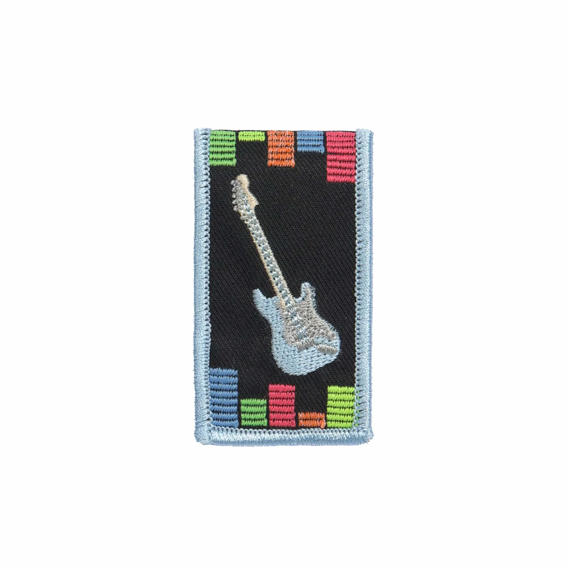 LÄSSIG Zestaw zawieszek i naszywek (2 szt.) z zatrzaskiem/Bold Match School Patches Set Music, Muzyka, M, naszywki