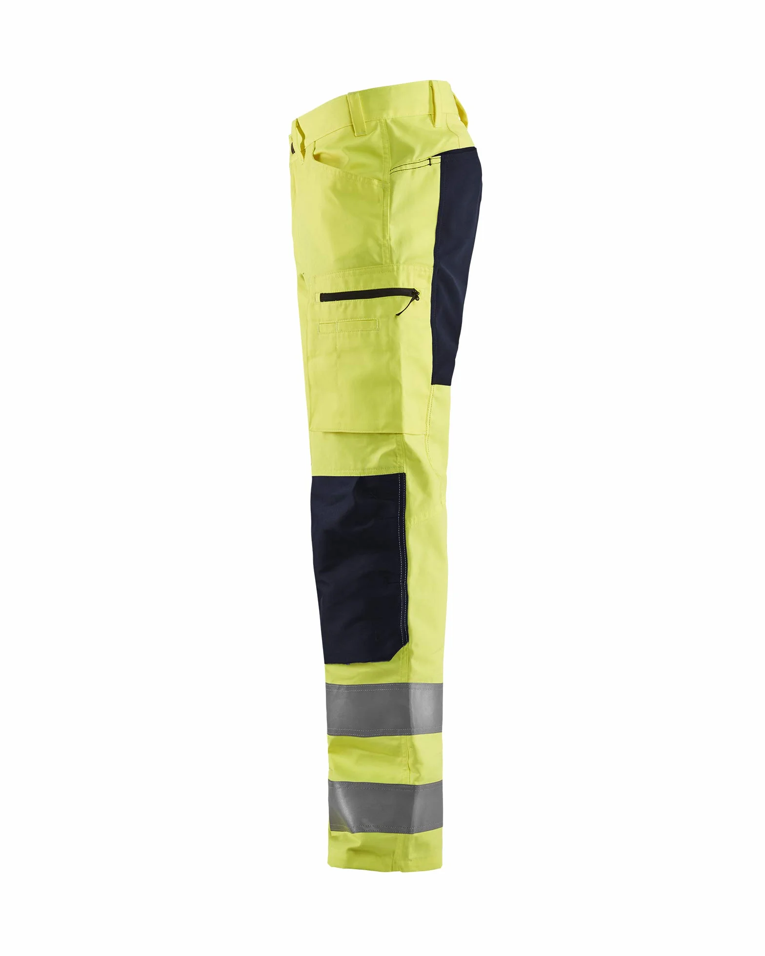 Blaklader 158518113399D92 spodnie robocze ze stretchem, High Vis żółty/czarny, rozmiar D92