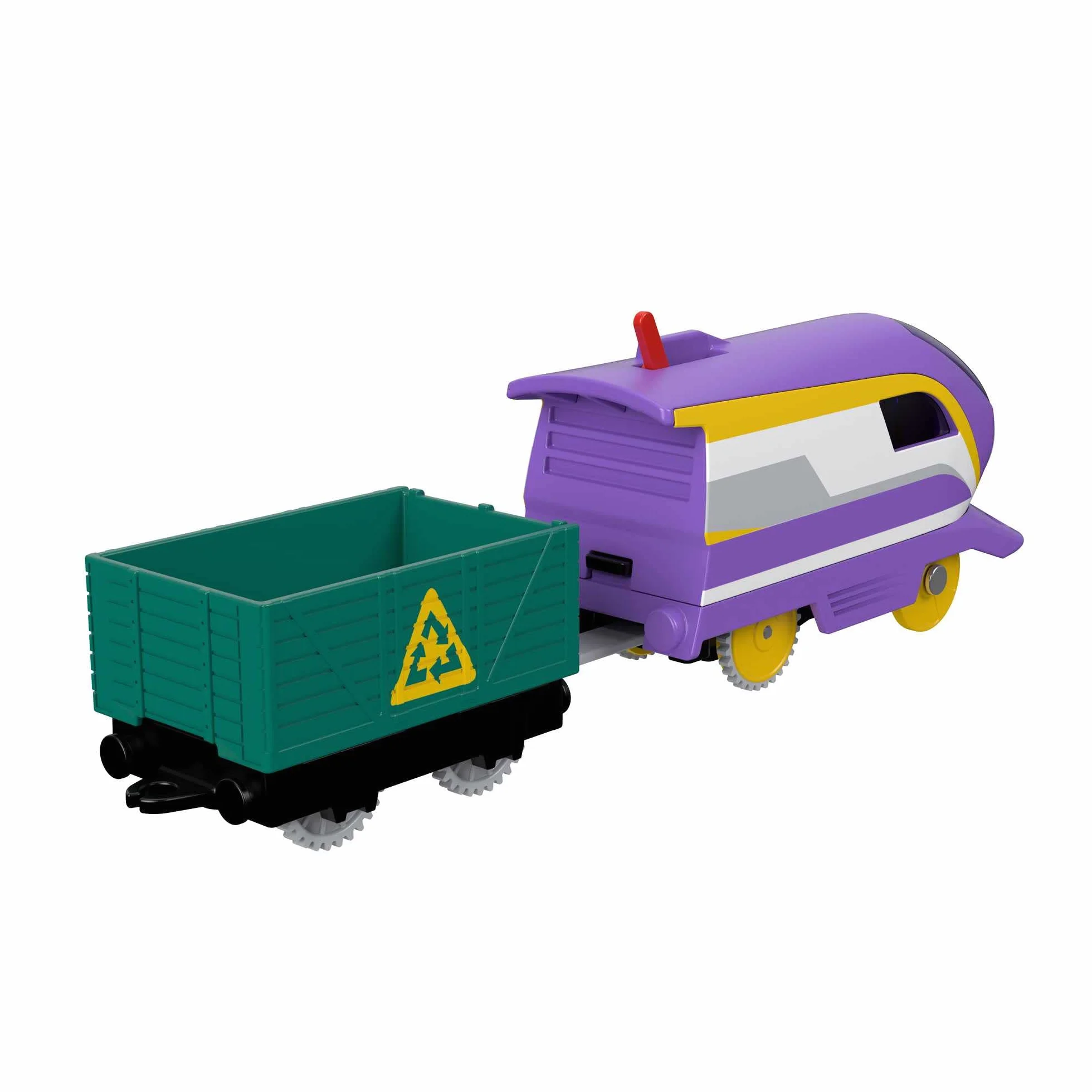 Thomas & Friends HDY69 Zmotoryzowany pociąg zabawkowy Kana zasilany bateriami silnik z ładunkiem do zabawy w wieku przedszkolnym od 3 lat, HDY69