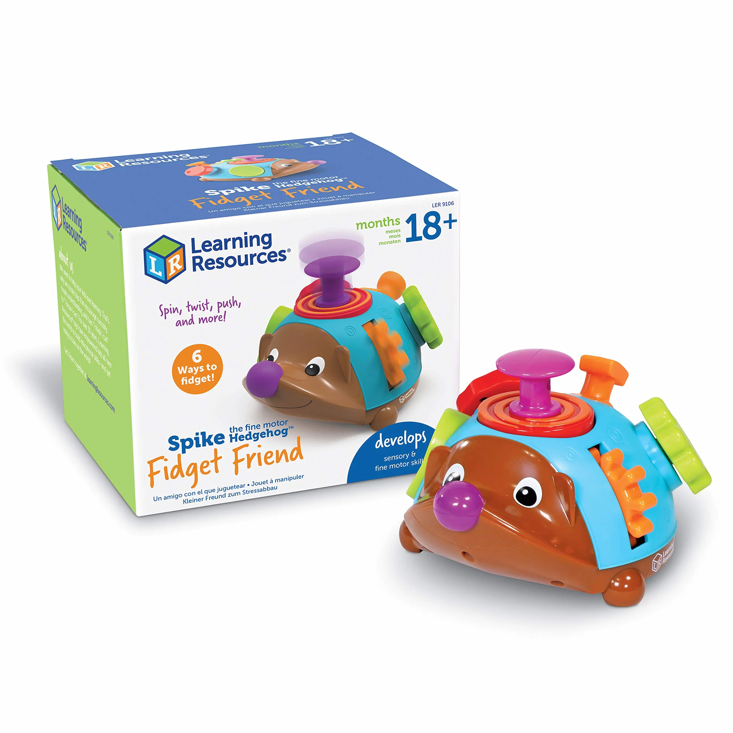 Learning Resources Spike The Fine motor Hedgehog Denerwować Przyjaciel Zabawka