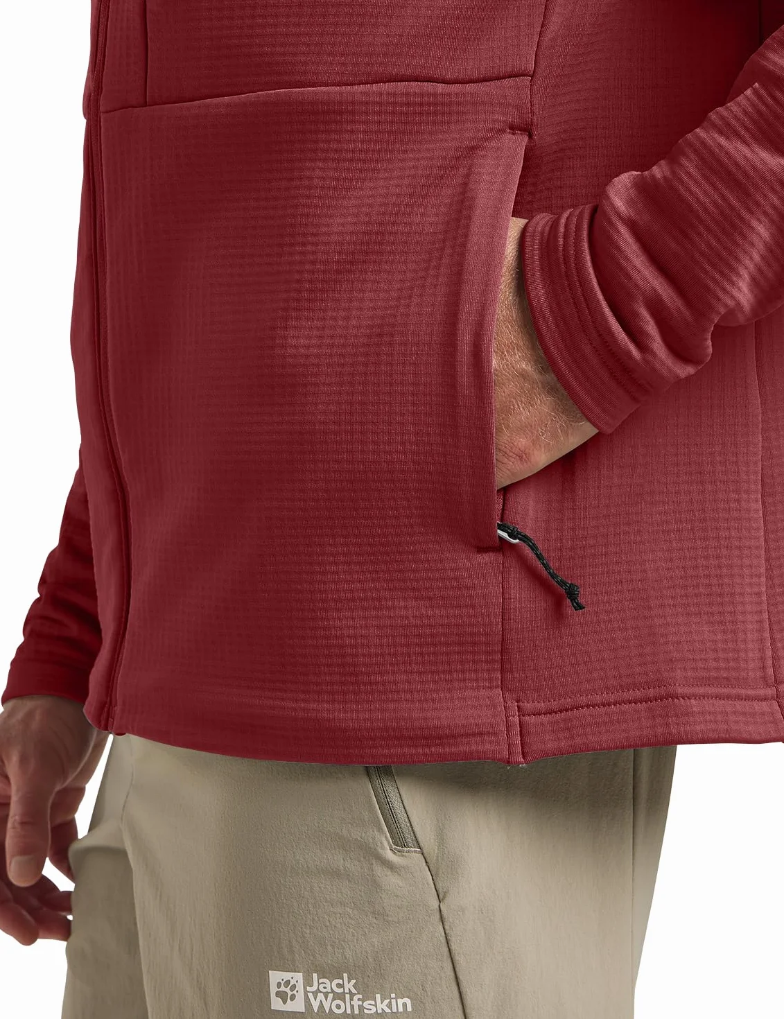 Jack Wolfskin KOLBENBERG bluza z kapturem FZ M