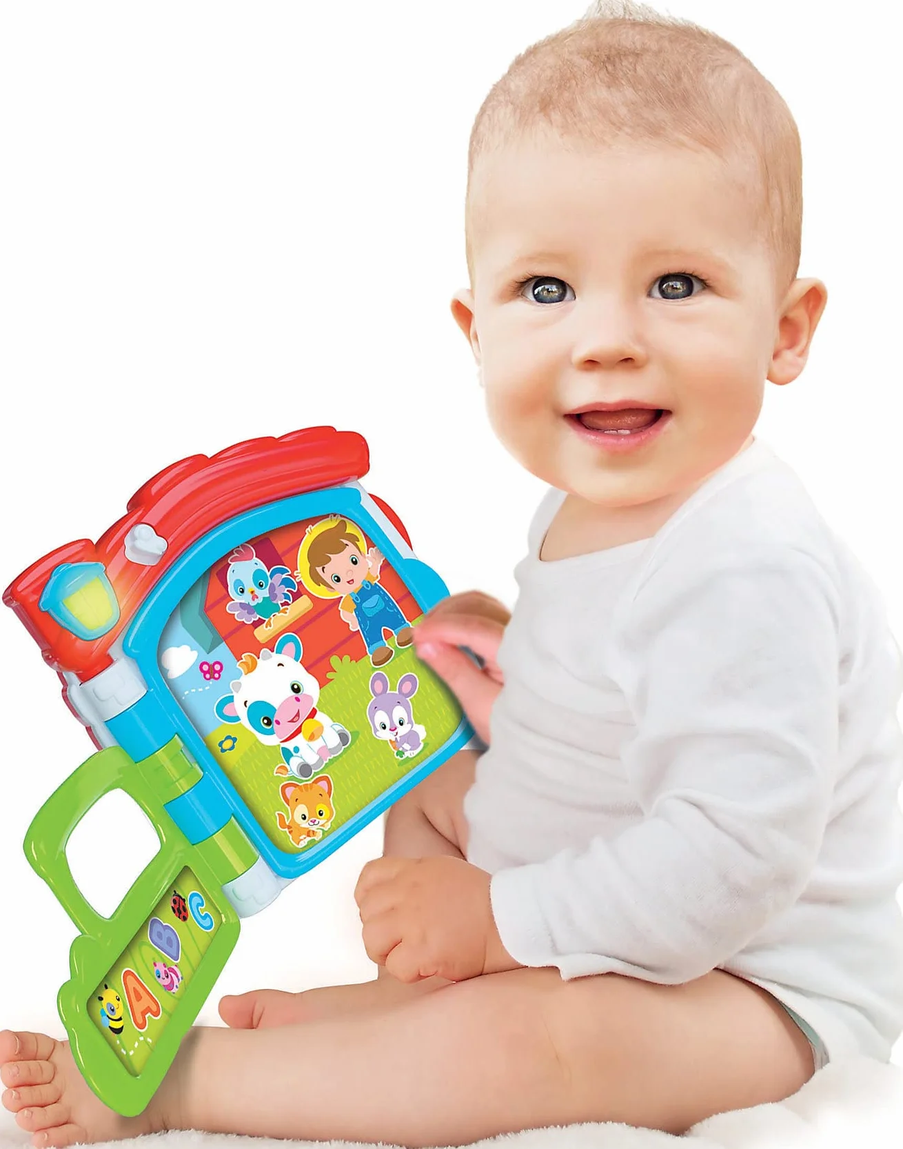 Clementoni 17652 Baby Książeczka Farma dla Dziecka 10+ Miesięcy
