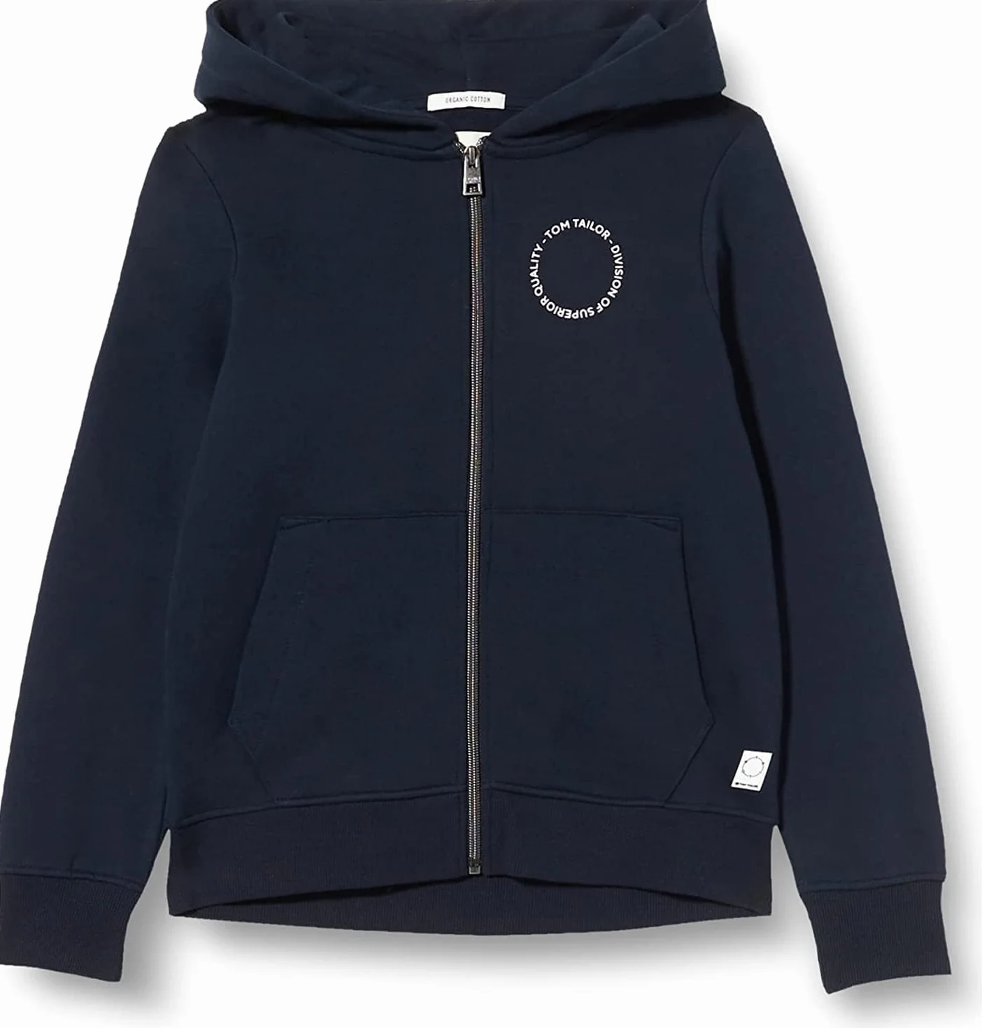TOM TAILOR Chłopcy Basic - kurtka z kapturem 1029982, 10668 - Sky Captain Blue, 164