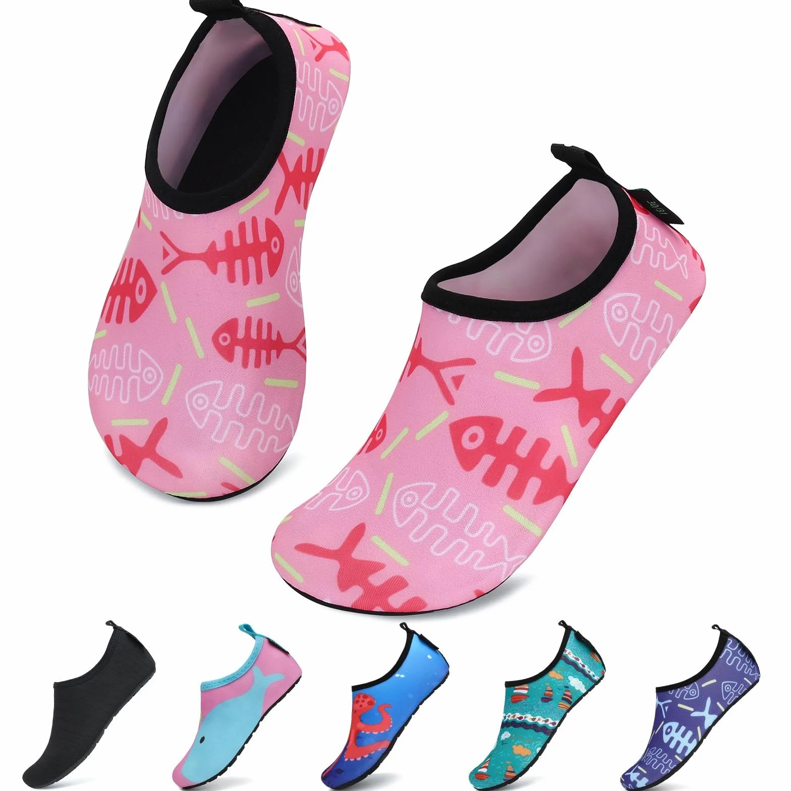 SAGUARO Buty kąpielowe, buty plażowe, buty do pływania, uniseks – dzieci, różowy - 069 różowy - 20/21 EU