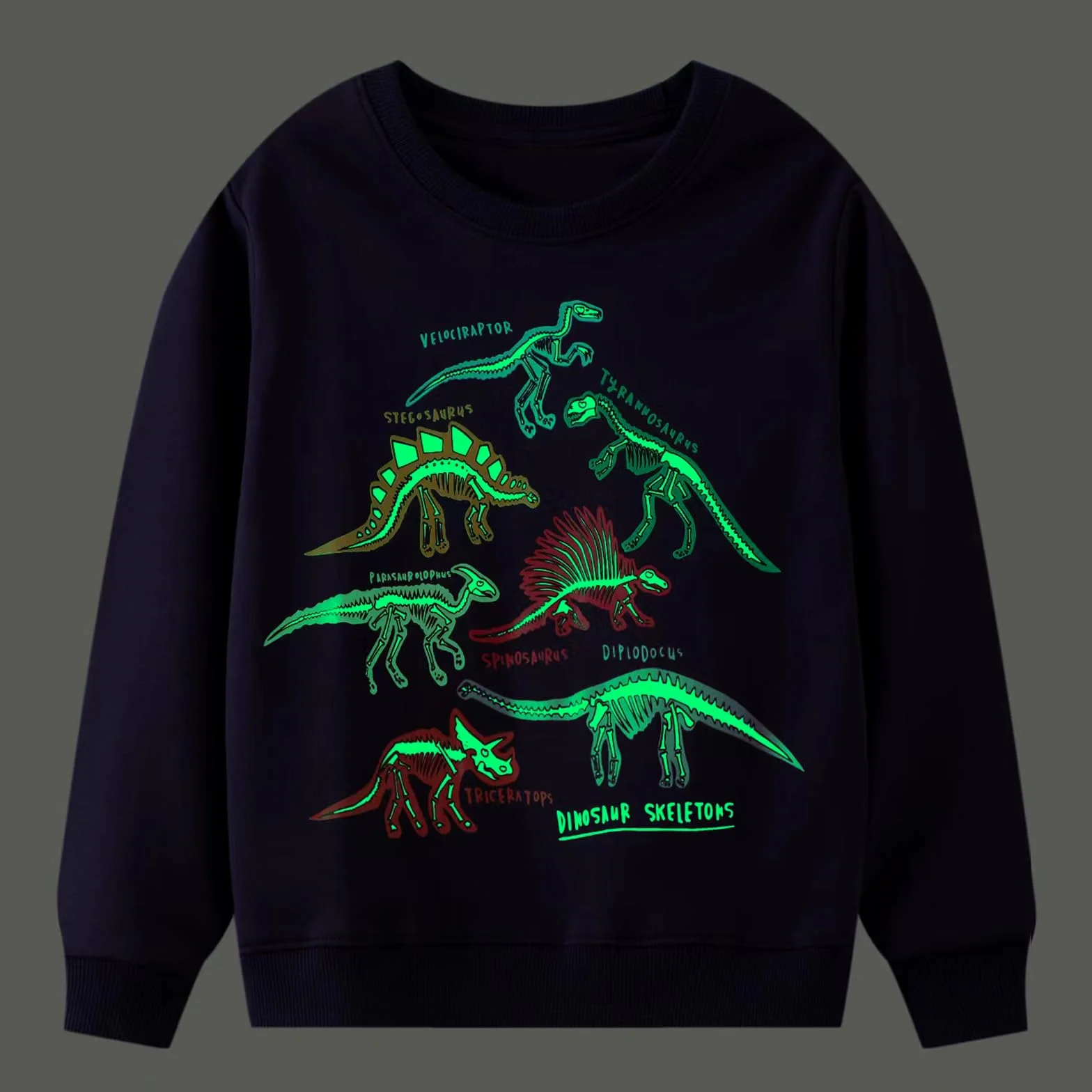 Dziecięca bluza z dinozaurami bawełniana bluza dziecięca z długim rękawem chłopcy jesień zima bluza dzieci 2-7 lat