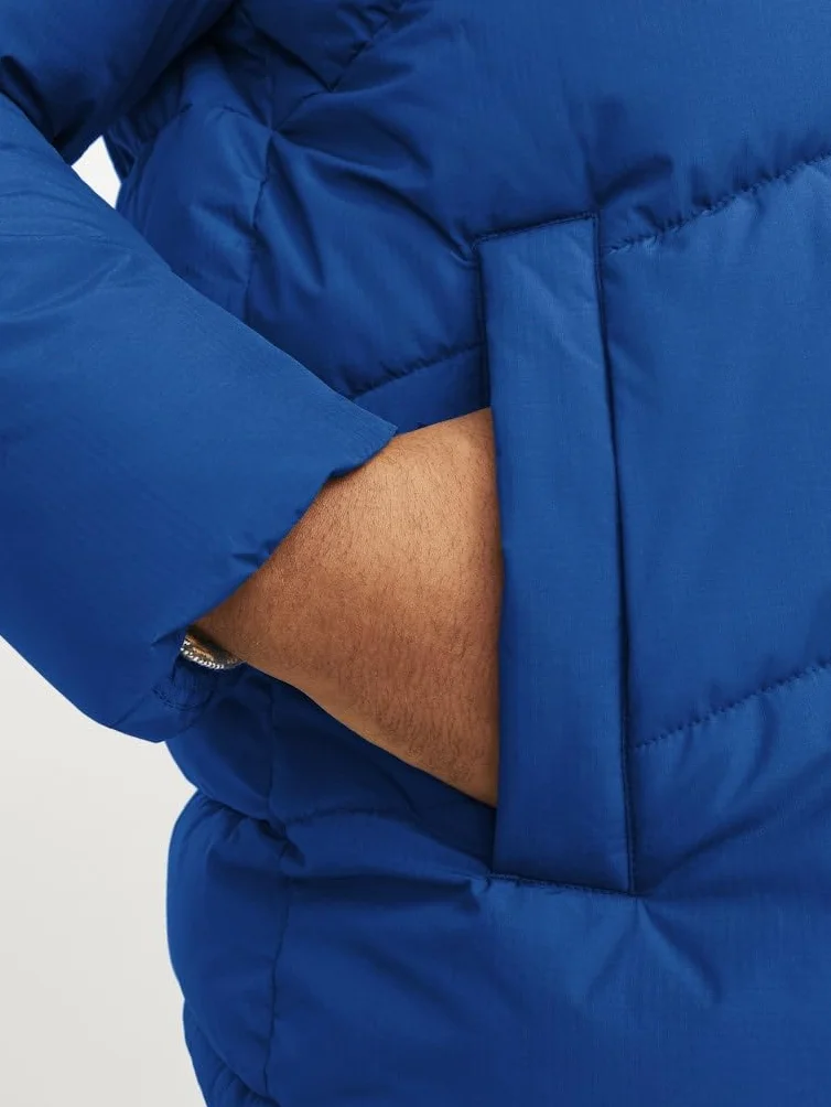 JACK&JONES PLUS Jjworld Męska kurtka pikowana amortyzująca, Niebieski morski, 3XL