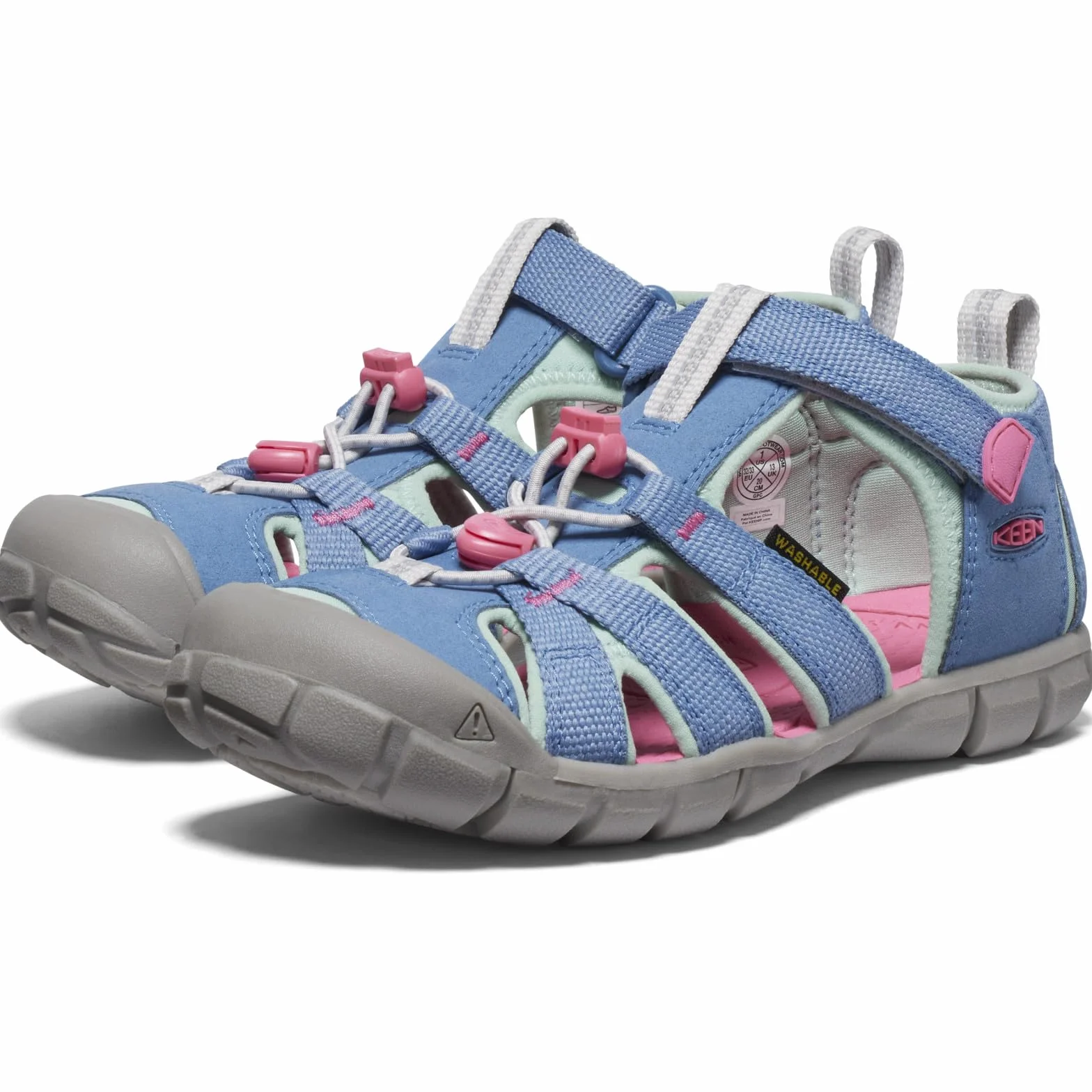 KEEN Seacamp II CNX Sandał dziecięcy, Coronet niebieski gorący róż, 36 EU