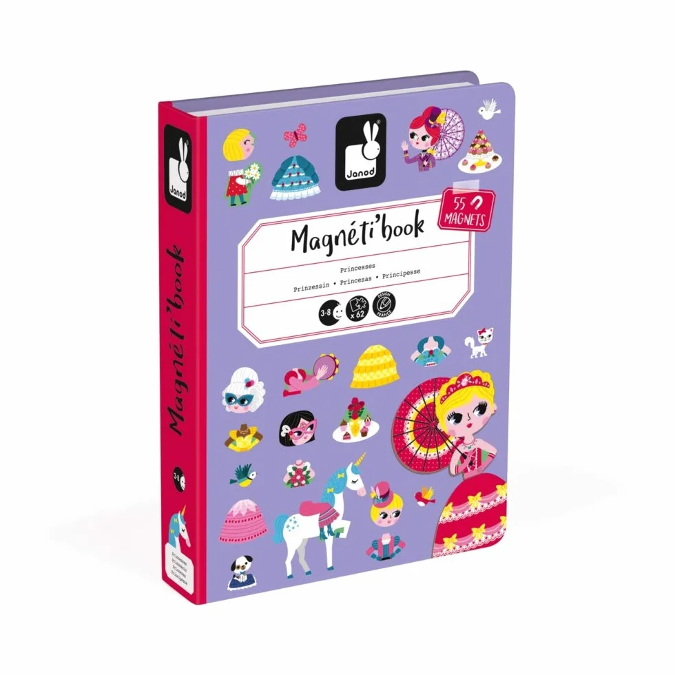 Janod J02725 Princesses Magneti'Book