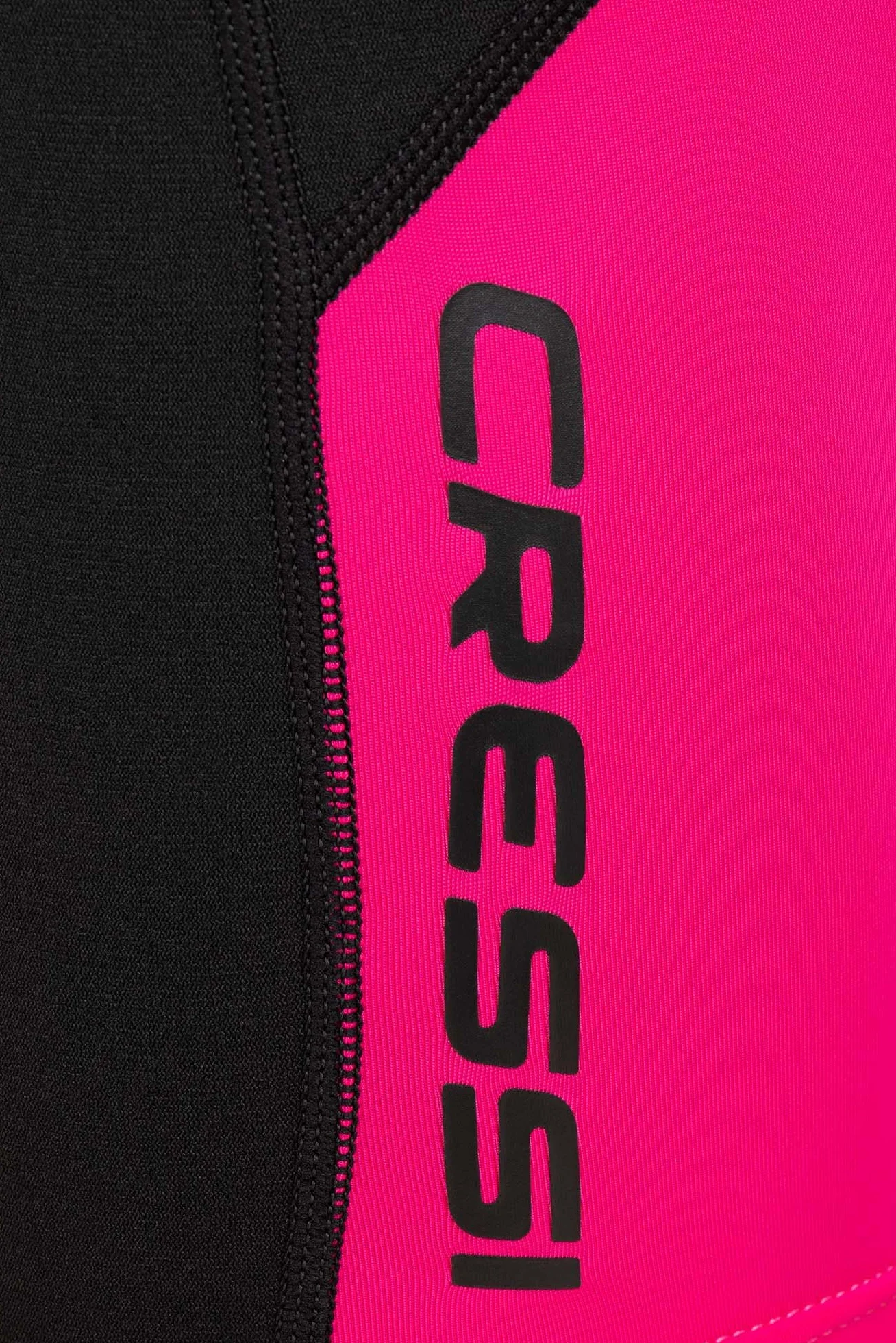 Cressi Unisex-Youth Little Shark Shorty Wetsuit Pianka Z Neoprenu Dla Dzieci,Czarny/Różowy,12 Lat,Dg003107