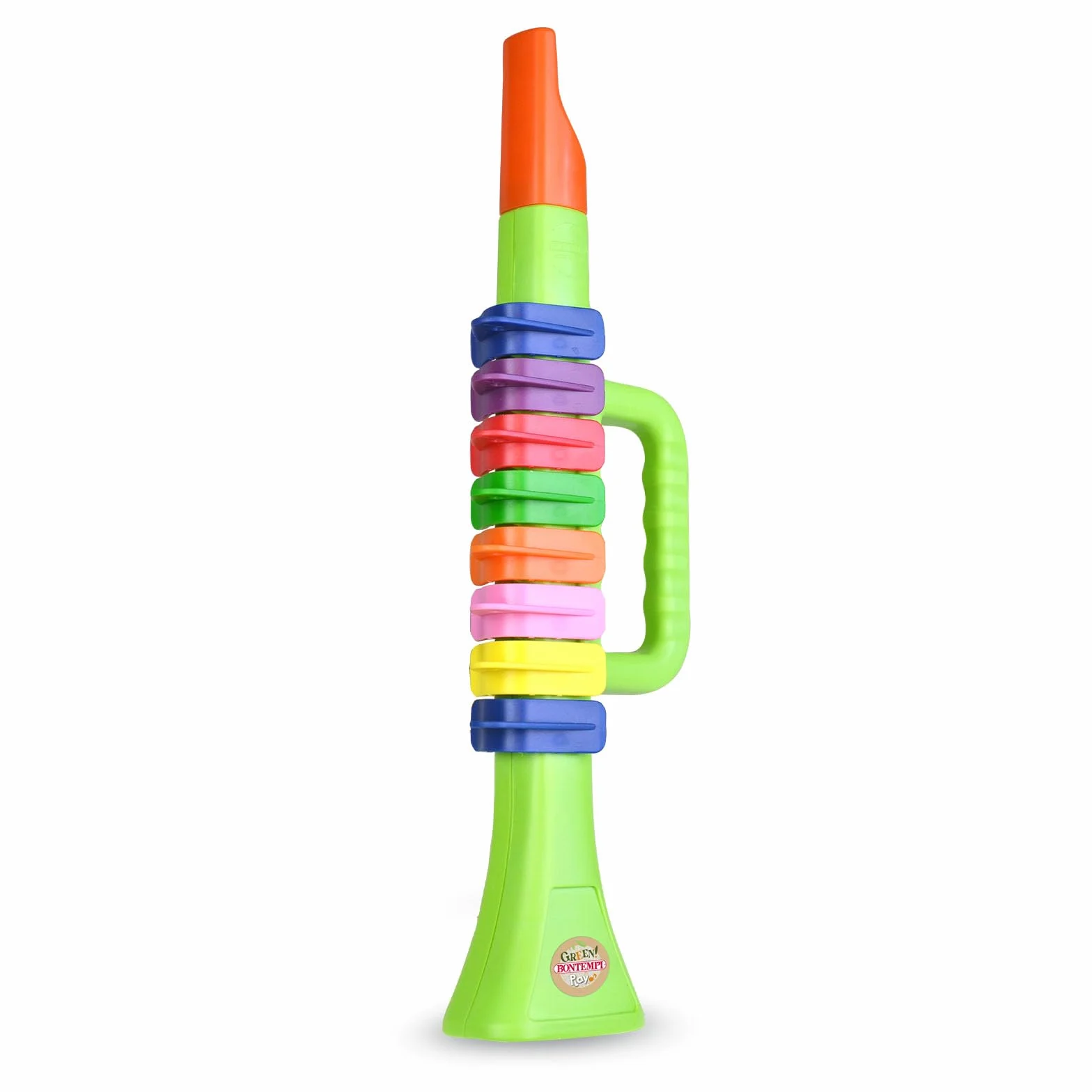 Bontempi 8 kolorowych notek, trąbka, 270 mm, muzyczna zabawka dla dzieci 3+