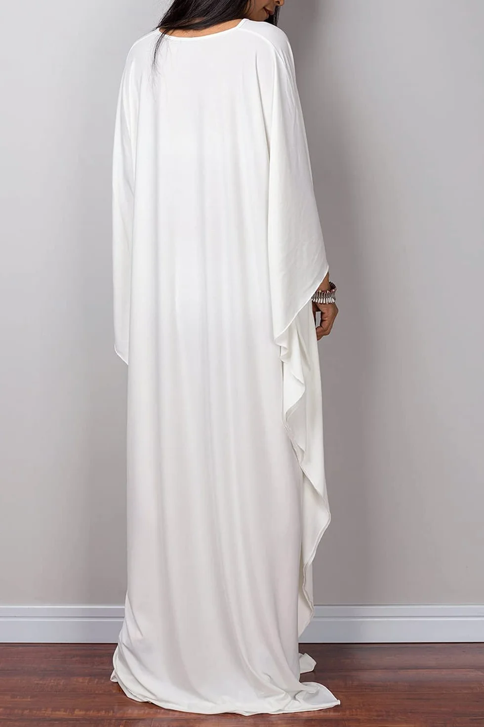 Wemen długa sukienka maxi typu kaftan boho strój kąpielowy okrycie plażowe szlafroki jeden rozmiar odzież domowa