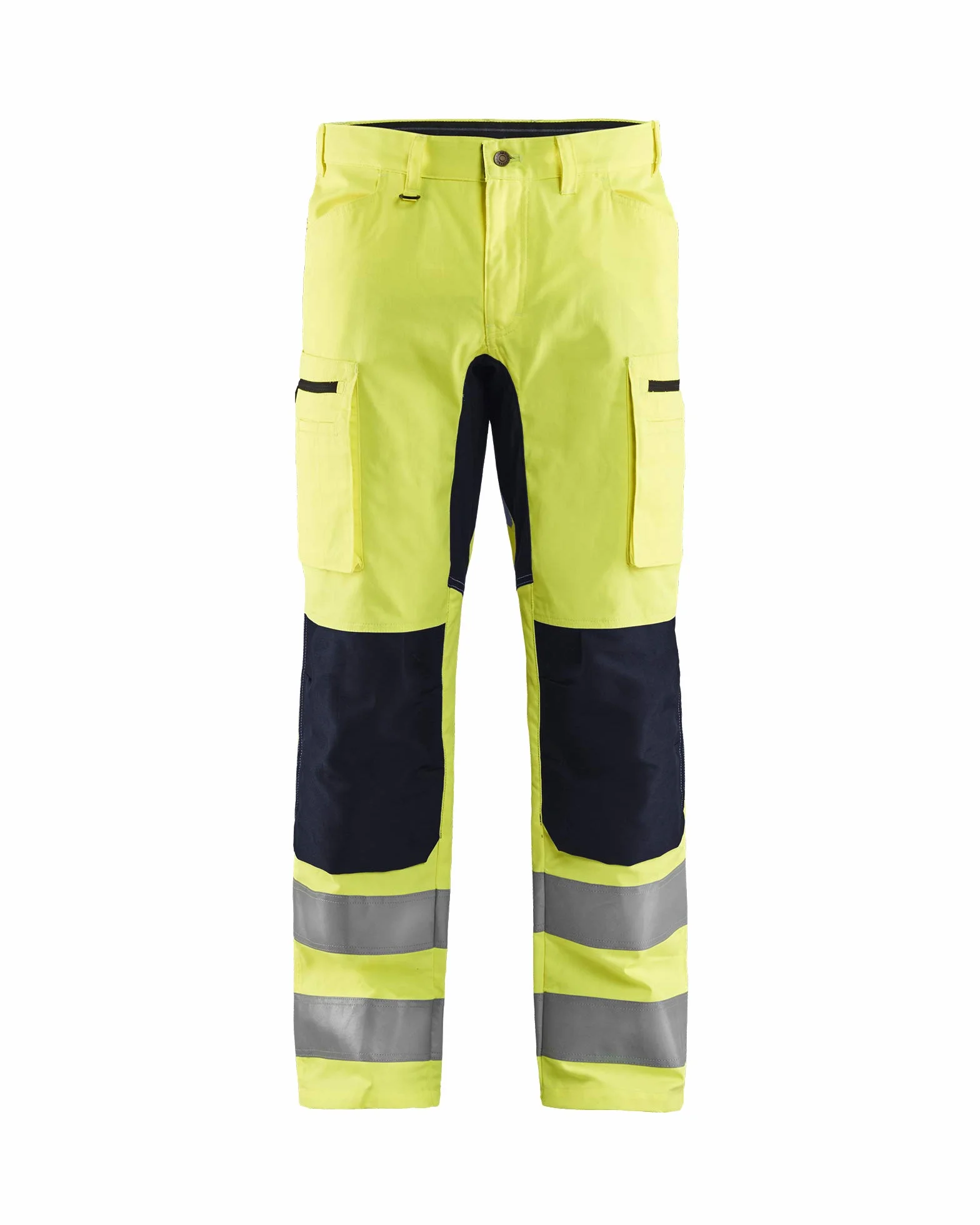 Blaklader 158518113399D92 spodnie robocze ze stretchem, High Vis żółty/czarny, rozmiar D92