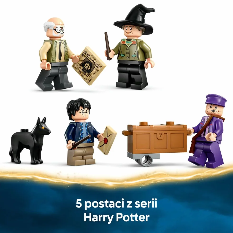 LEGO Harry Potter Przygoda na pokładzie Błędnego Rycerza, pomysł na prezent mikołajkowy dla dziewczynek i chłopców, zabawka dla dziecka, szczegółowy model magicznego autobusu i 5 postaci 76446