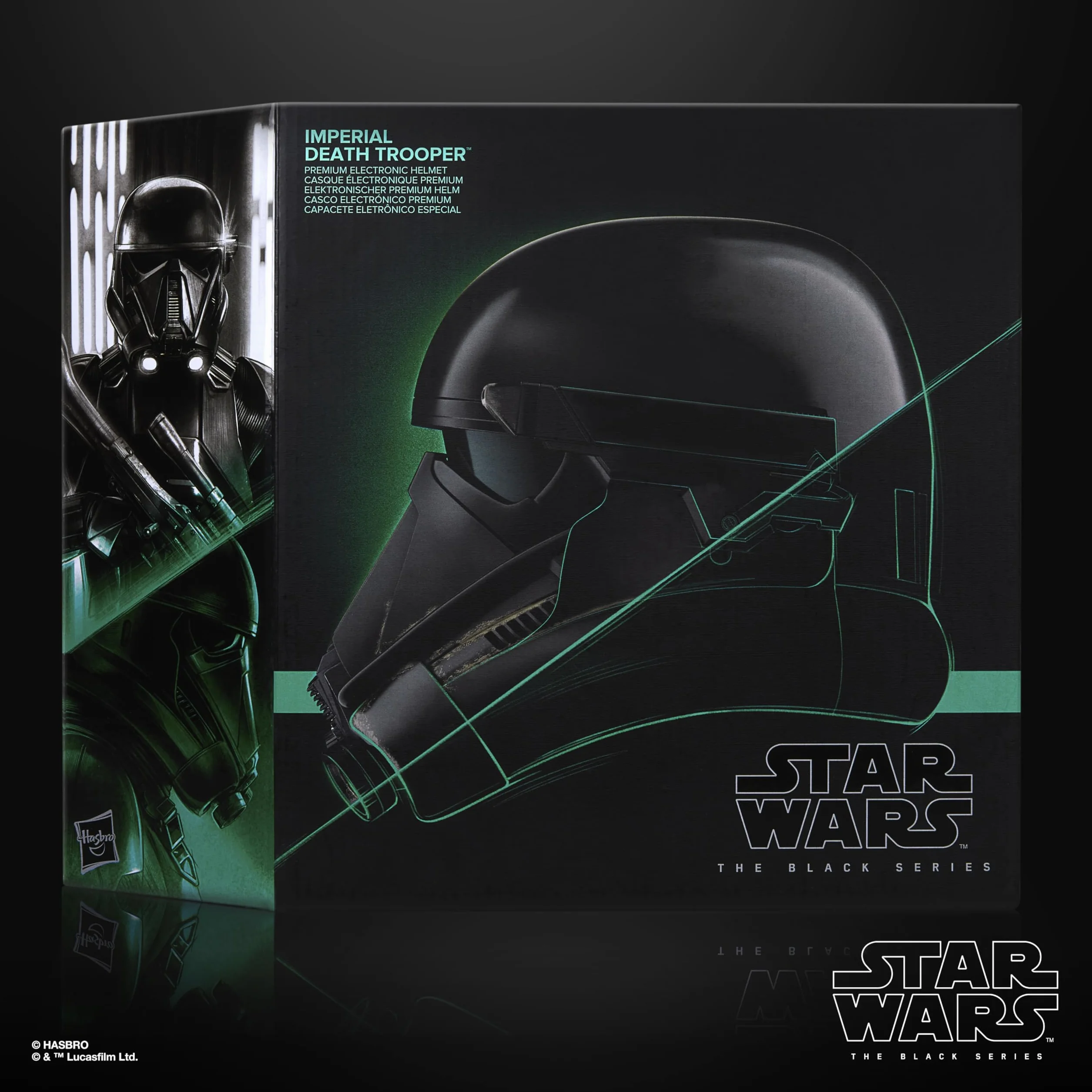 Hasbro Star Wars optymalnej jakości Elektroniczny Hełm Imperialnego Szturmowca Śmierci z Kolekcji Star Wars The Black Series, Zabawka Tematyczna dla Dorosłych
