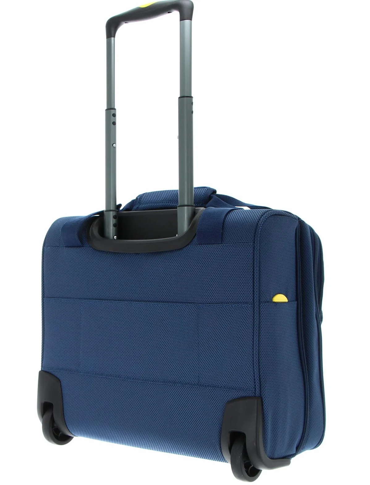 Mandarina Duck Zephyr Rolling Tote, niebieski (Dress Blue), 41 cm x 21 cm x 36 cm, comoda borsa pilot a due ruote