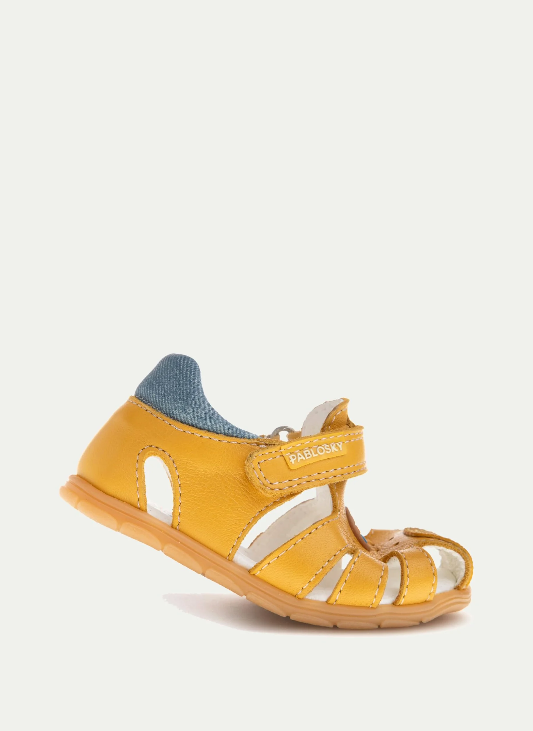 Pablosky ZIG 051780, Sandał, Żółty, 22 EU Ancho