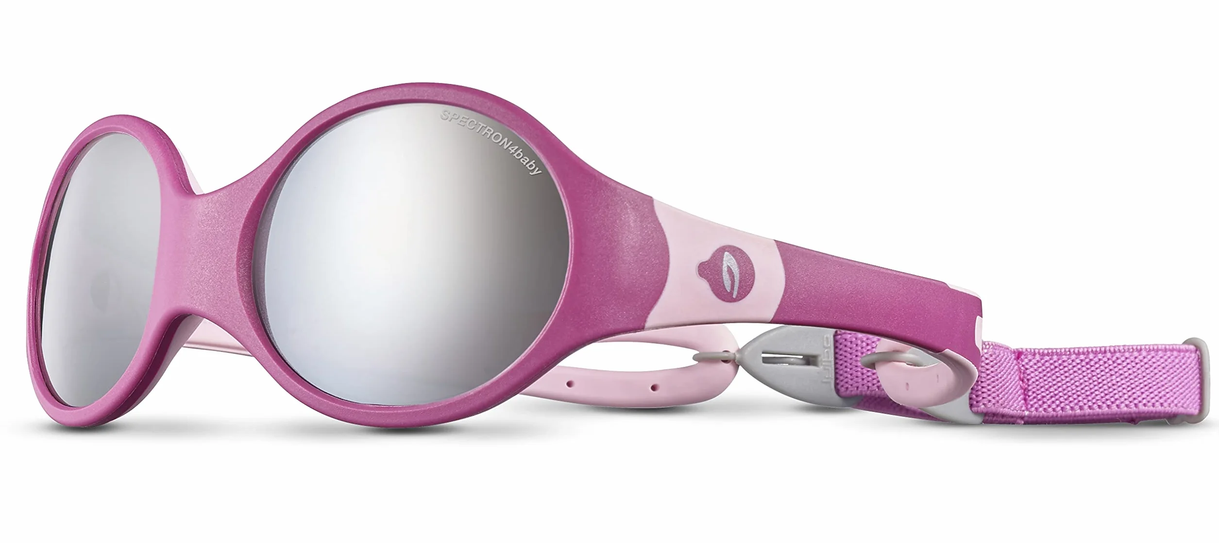 Julbo LOOP L dziewczęce okulary przeciwsłoneczne ciemnofuksja/różowe FR : XXS (rozmiar producenta: 3-5 lat)