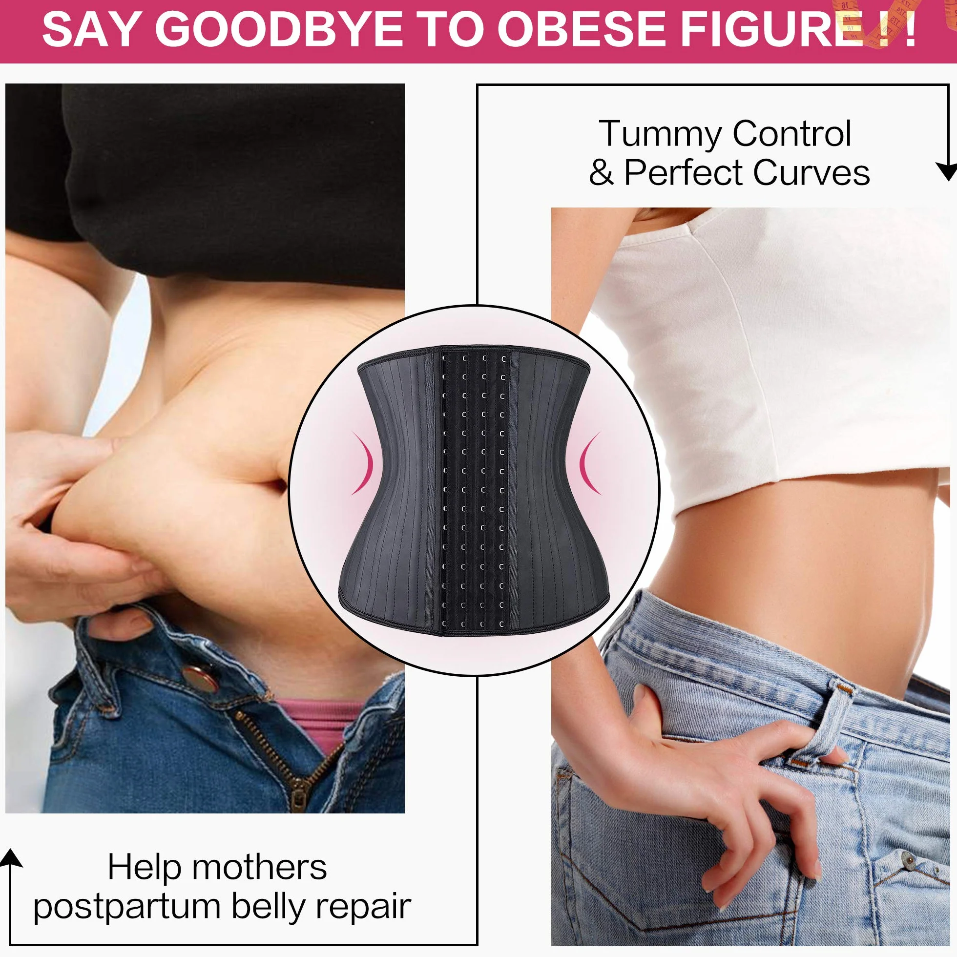 YIANNA Odzież formująca talię Kobiety waist trainer