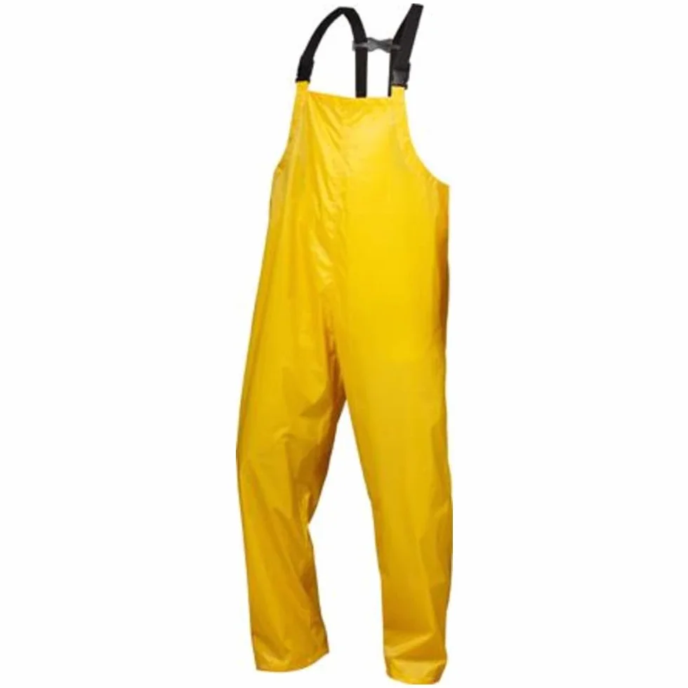 Spodnie ogrodniczki przeciwdeszczowe Ribe nylon/winyl rozmiar M żółte