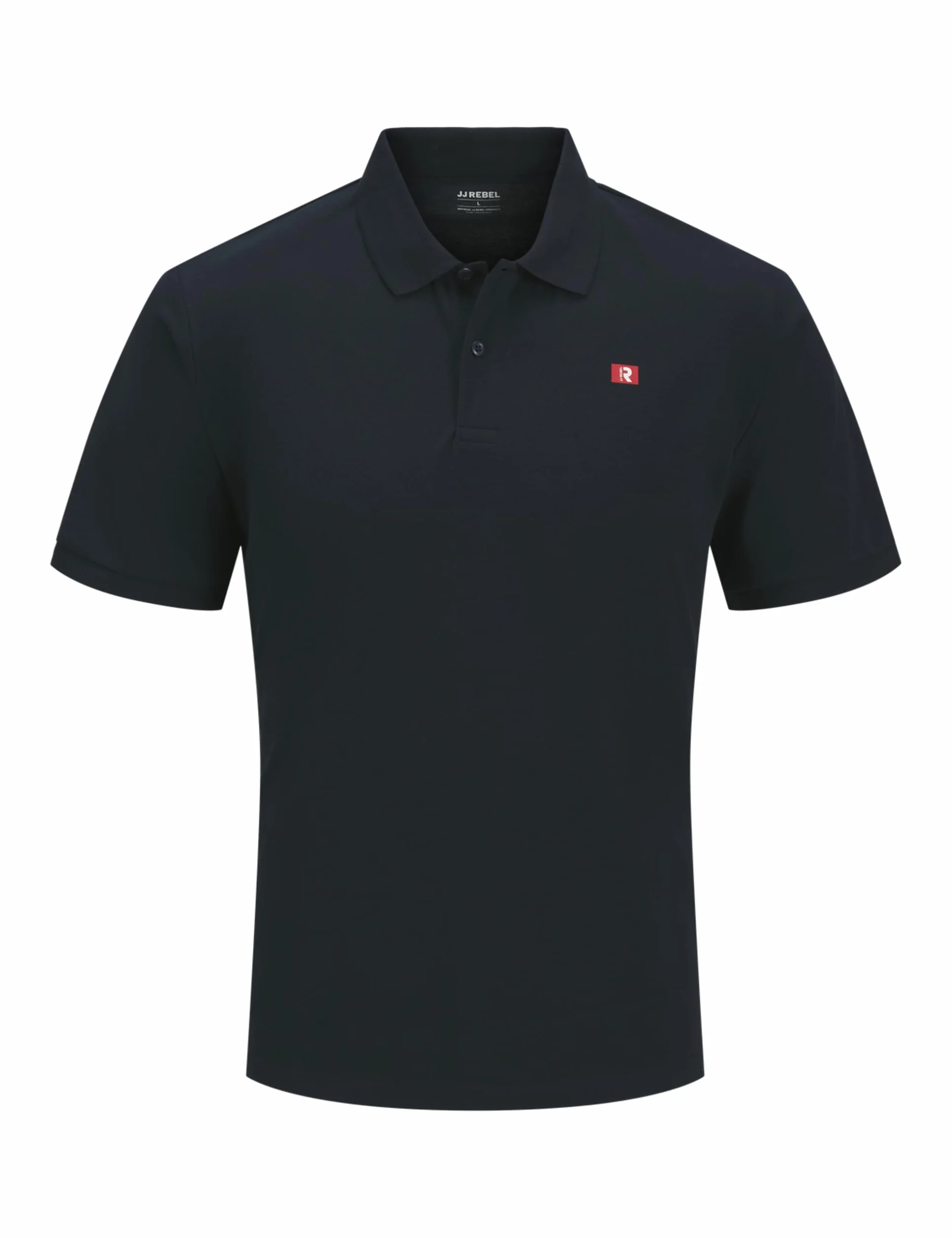 JJ REBEL Męska flaga Jrebflag Rebel Logo Polo Ss, sky captain, S